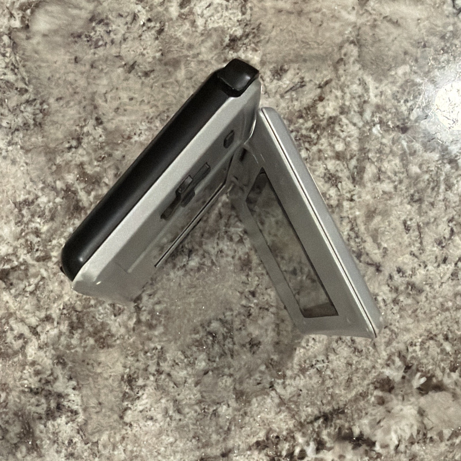 Nintendo DS NTR-001 Silver/Black Console w/ Charger & Case – No Stylus