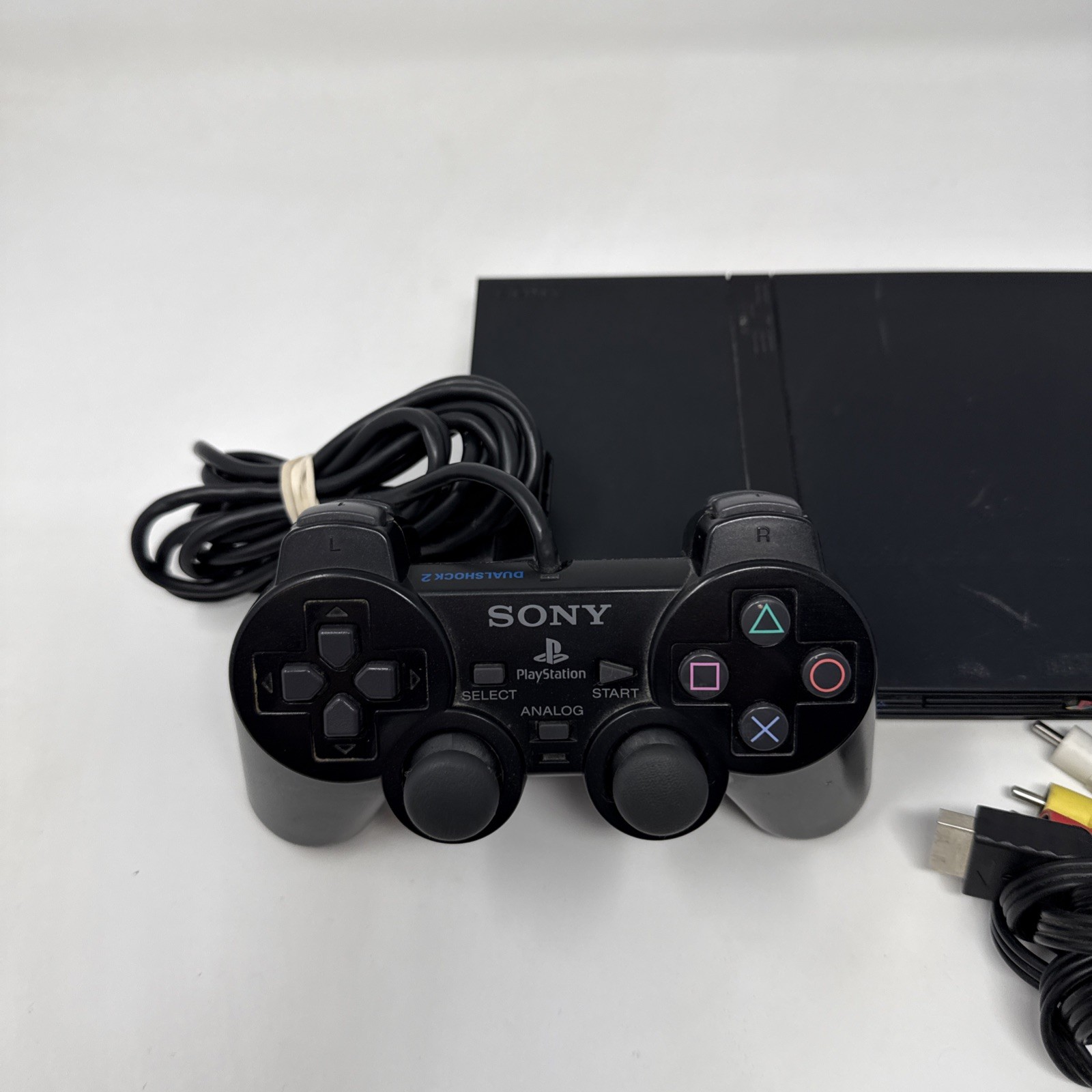 Sony PlayStation 2 PS2 Slim SCPH-70012 Console System OEM Bundle – Tested!!
