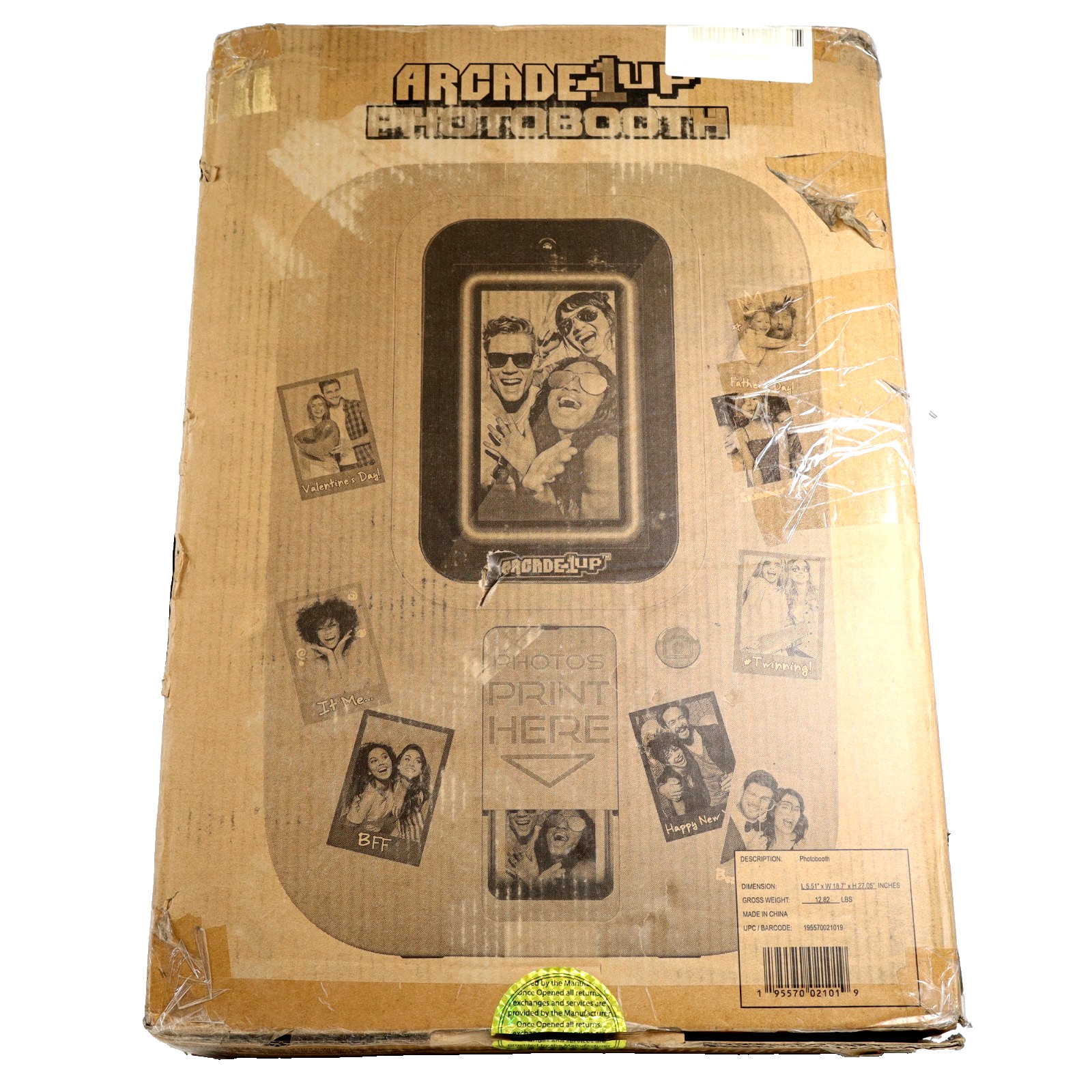 Arcade1Up Touchscreen Photobooth Prints 2″ x 3″ (LEAVES MARK IN MIDDLE OF PHOTO)