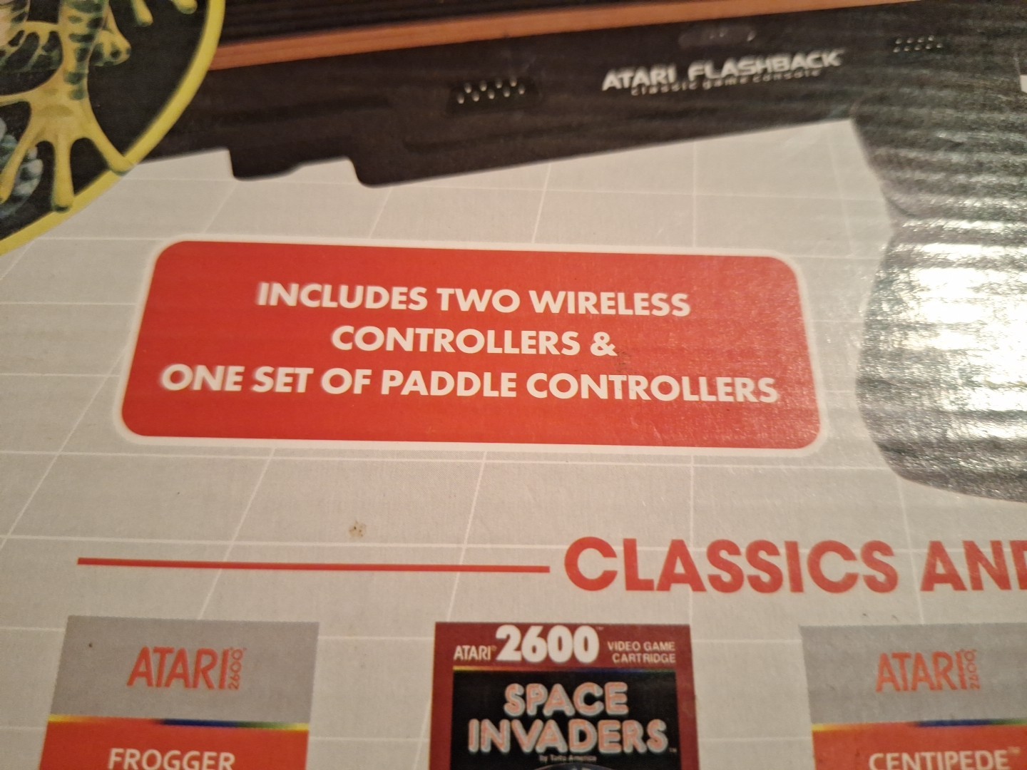 Atari Flashback 7 Classic Game Console 101 Built-In Games with Wireless Control
