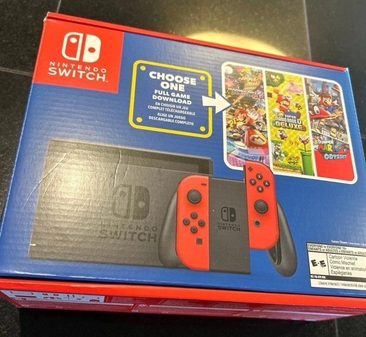 Nintendo Switch Mario Choose One Bundle Console – Brand New / open box