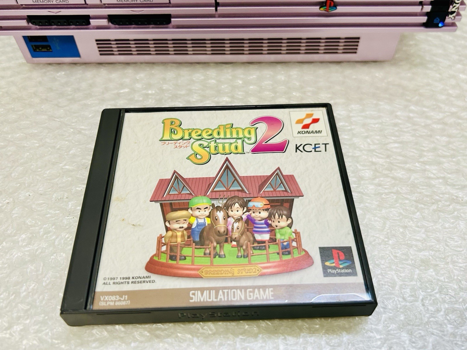 PS2 SAKURA PINK Console PlayStation 2 Tested SCPH-50000 Japan NTSC-J