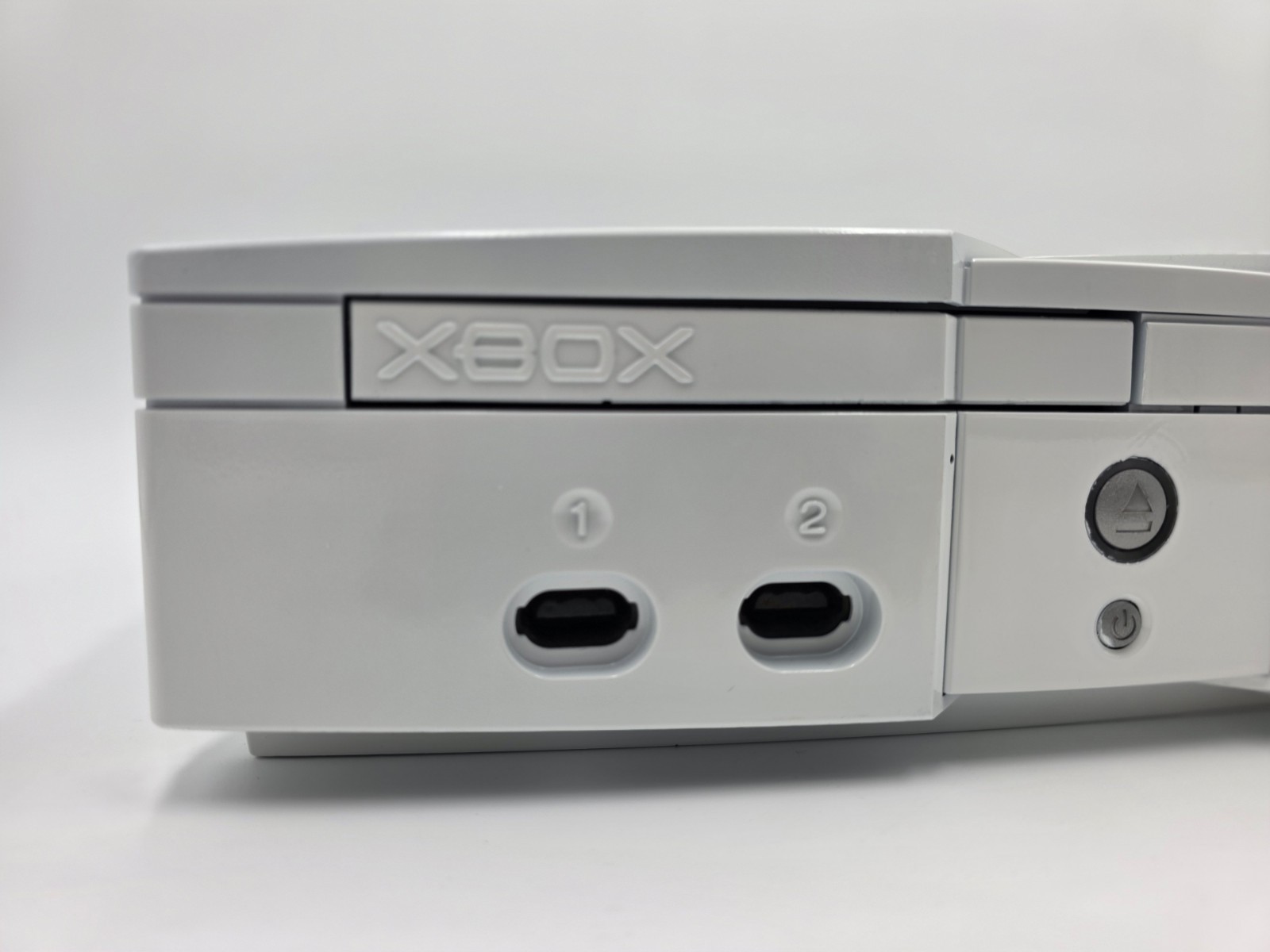 Custom Original OG Xbox Console White LED White Cerakote NEW Caps TESTED