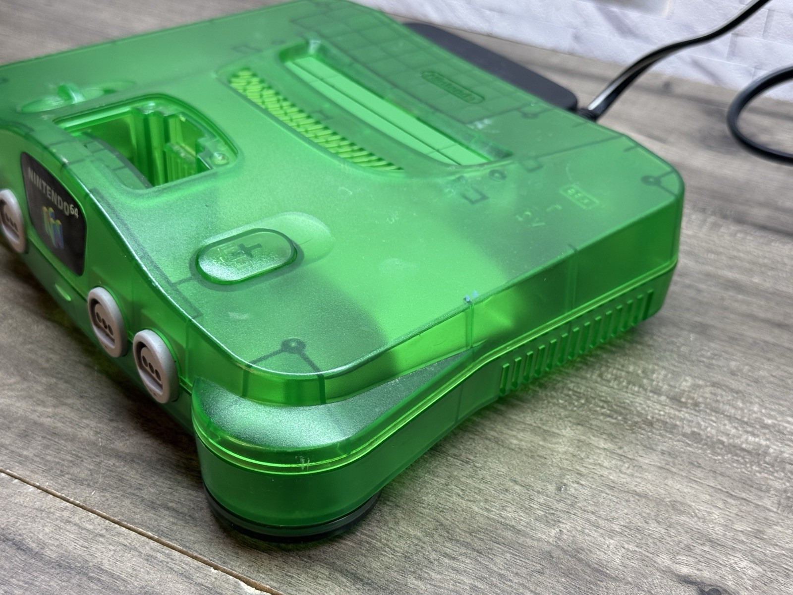 Nintendo 64 Console Only Jungle Green No Expansion Pack -UNTESTED Powers On
