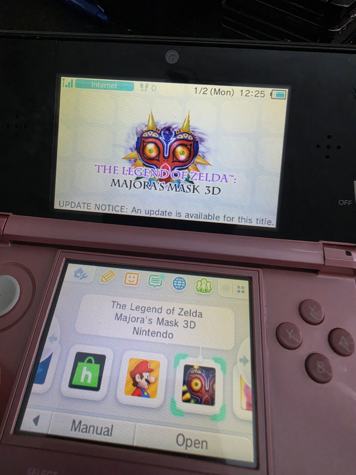 Nintendo 3DS Pink Wi-Fi Touchscreen Region Free 128gb