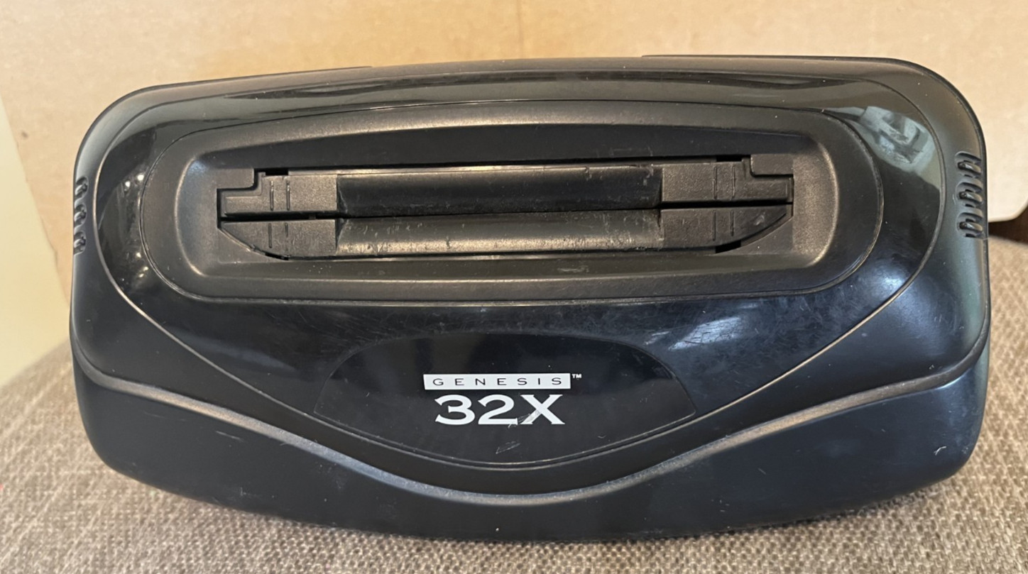 Sega 32X Unit System Console In Box w/ Crossover Cable