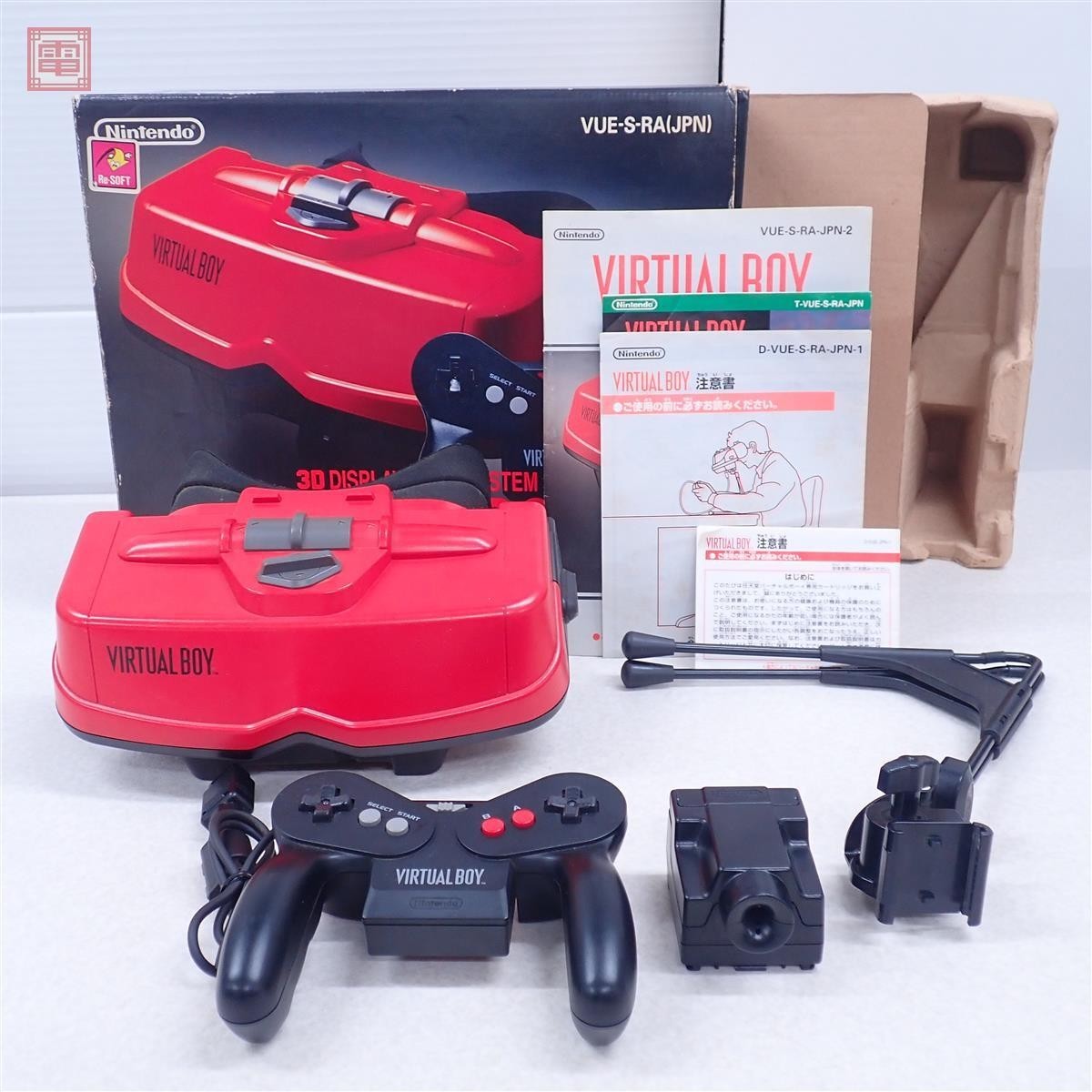 Nintendo Virtual Boy VUE-S-RA Game System Console JAPAN NTSC-J W/box