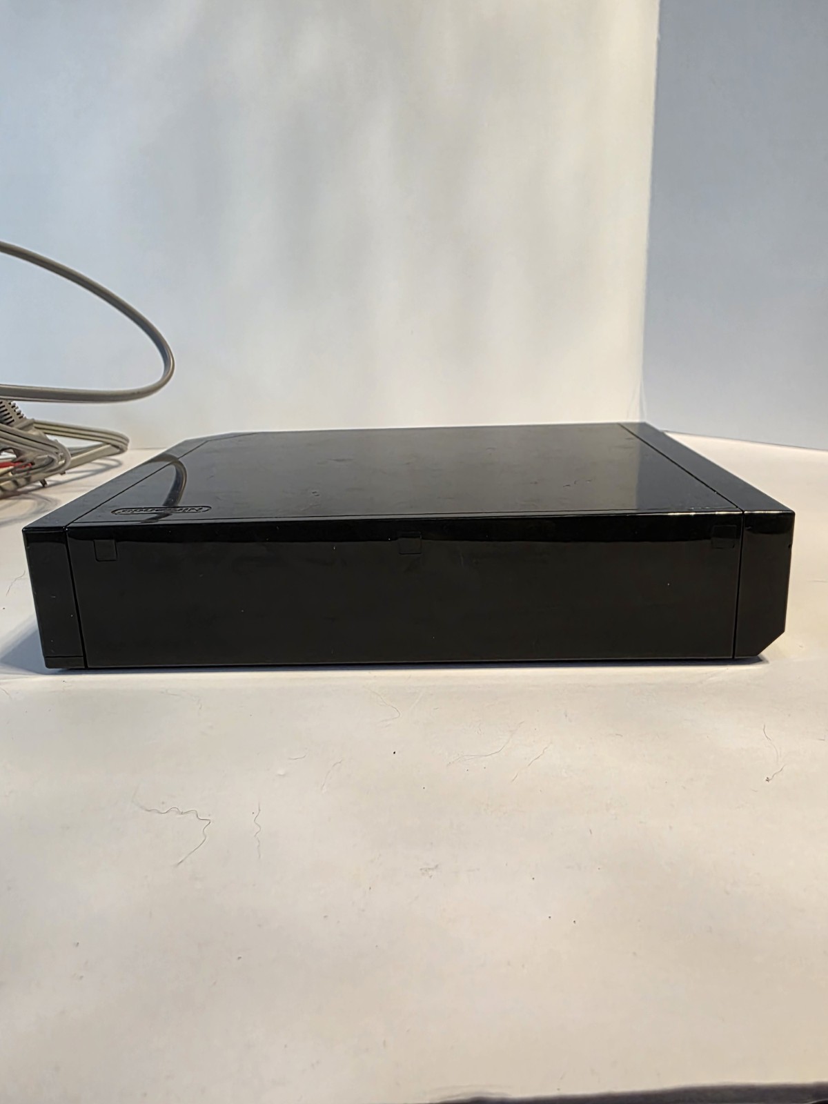 Nintendo Black Wii Console Tested Working With Power, AV Cable, And Sensor Bar