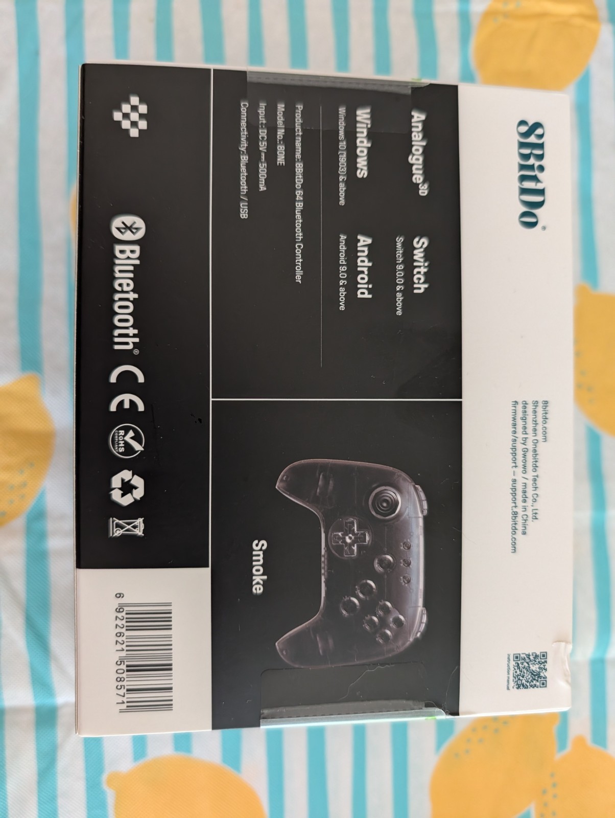 Analogue 64 Smoke with matching 8BitDo 64 Bluetooth Controller Smoke