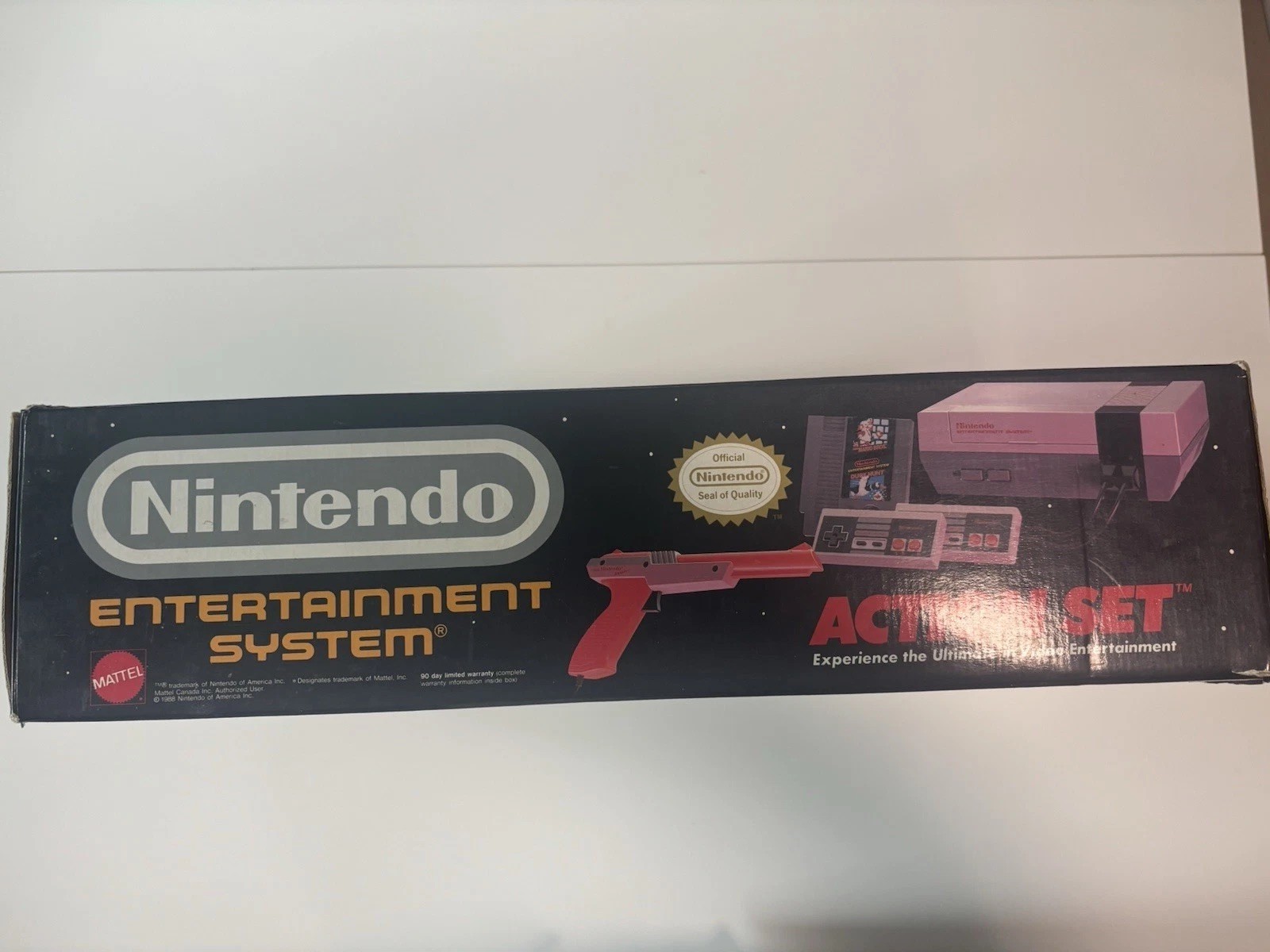 Nintendo NES Action Set Console In Box w. Styrofoam & Inserts