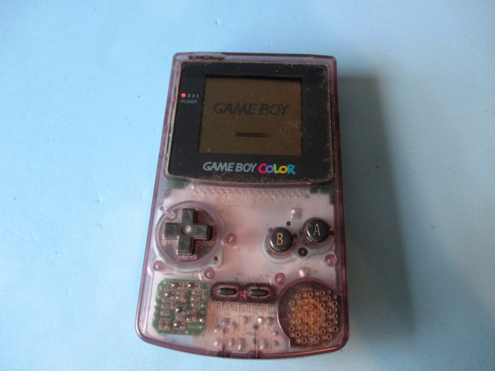 Game Boy Color Handheld Clear Atomic Purple System FREE Ship!
