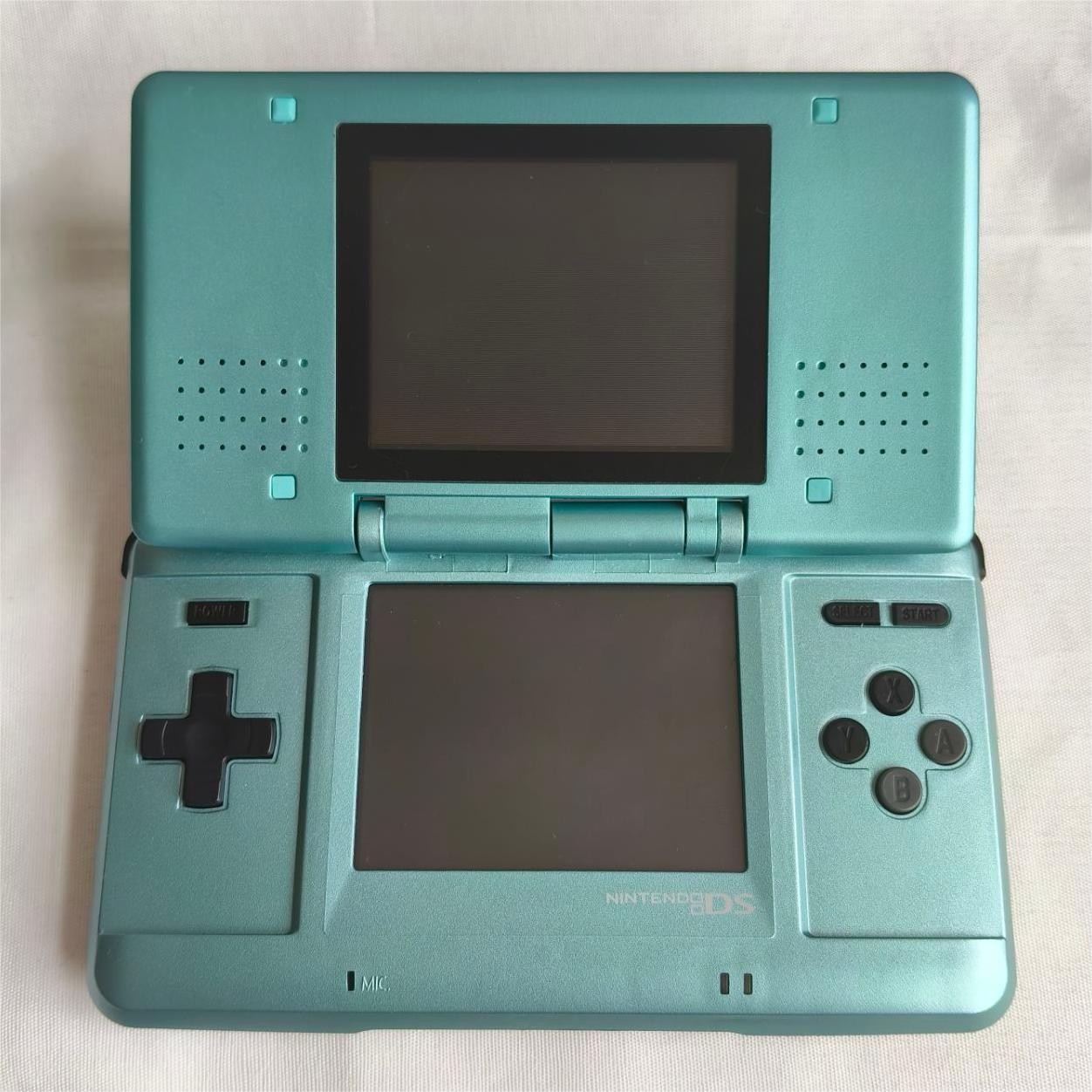 New shell NintendoDS NTR001 green Console&Charger screen defect DS slot not work