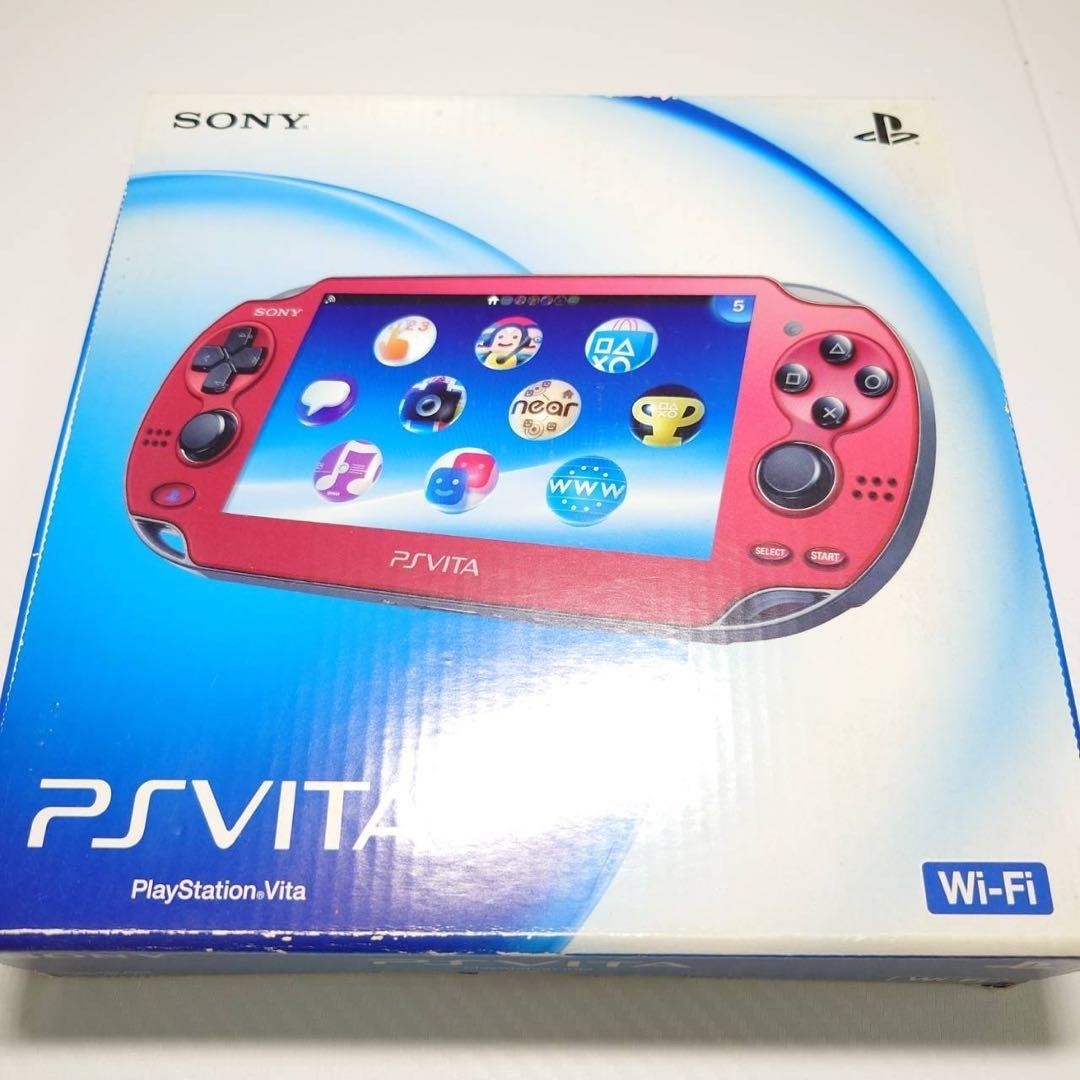Sony PlayStation Vita PCH-1000 Cosmic Red Complete in Box Near Mint 7074