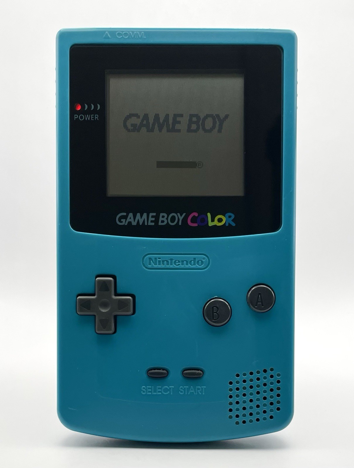 Nintendo Game Boy Color Blue Turquoise Tested New Speaker and Lens CGB-001 Japan