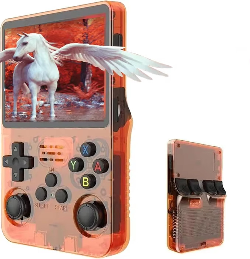 Portable R36S Retro Handheld Video Game Console 3.5 Inch IPS HD Color Screen Po