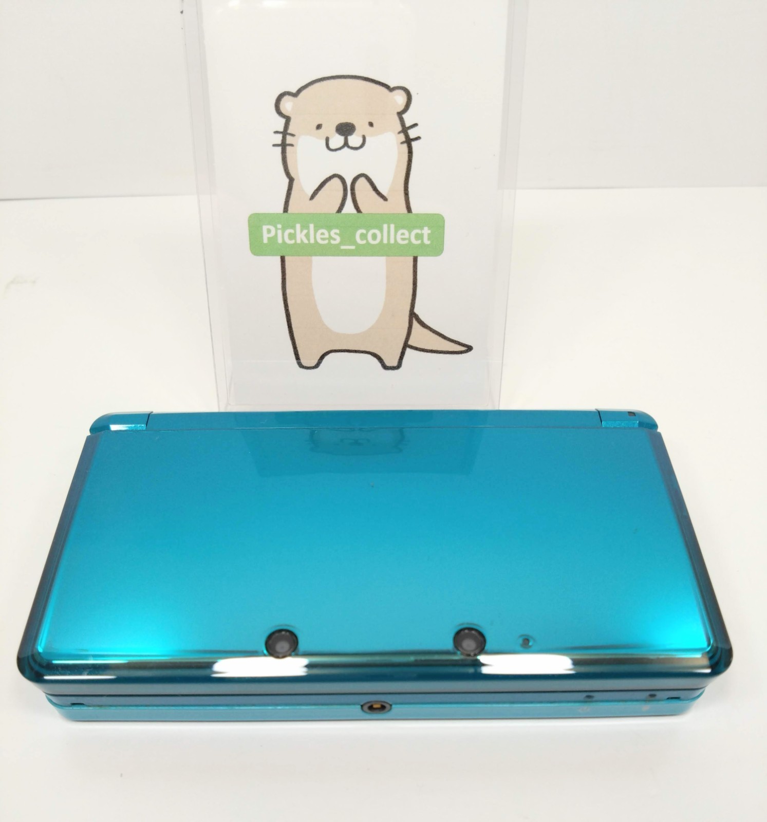3DS Aqua Blue CTR-001 w/Stylus 4GB Language Japanese Tested Nintendo 0314H