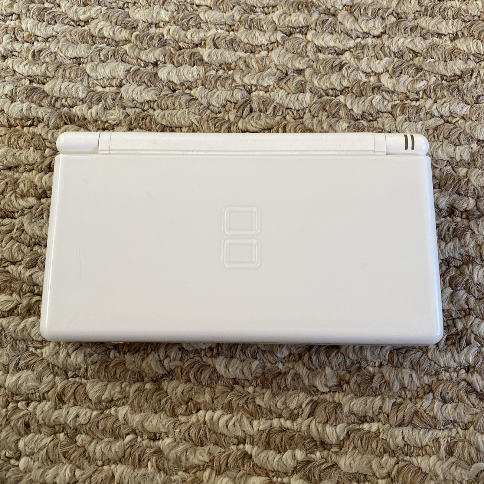 NICE Nintendo DS Lite USG-001 Polar White w/stylus charger gba dust cover OEM