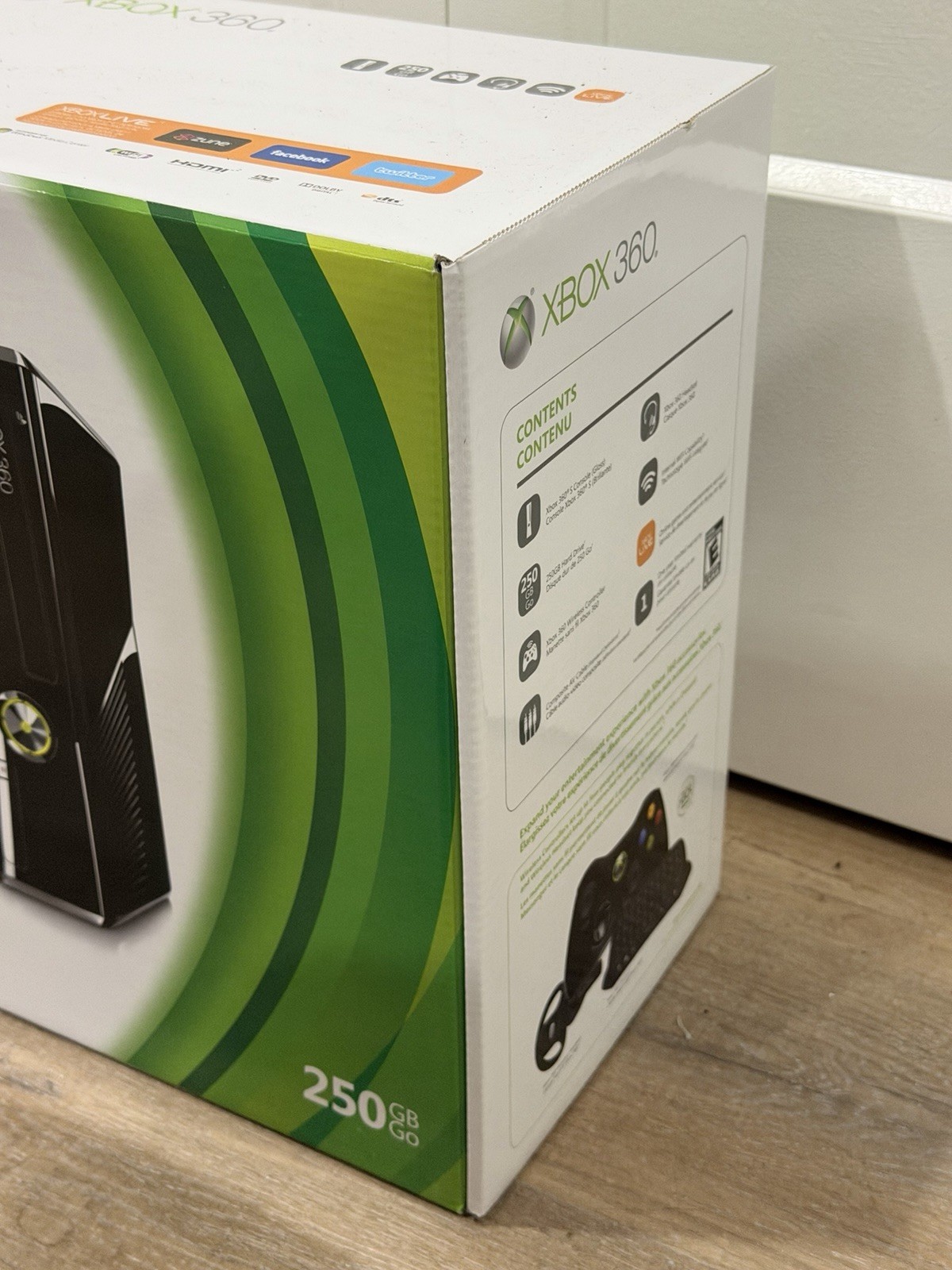 Microsoft Xbox 360 Slim S 250GB Console -New in Sealed Box- VGA Gradeable