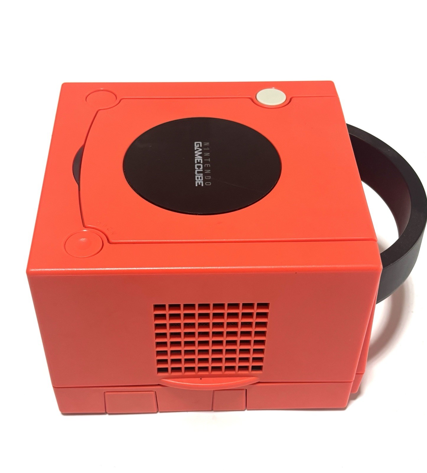 Nintendo GameCube Console Red&Black Custom Console + Controller + Wires Bundle