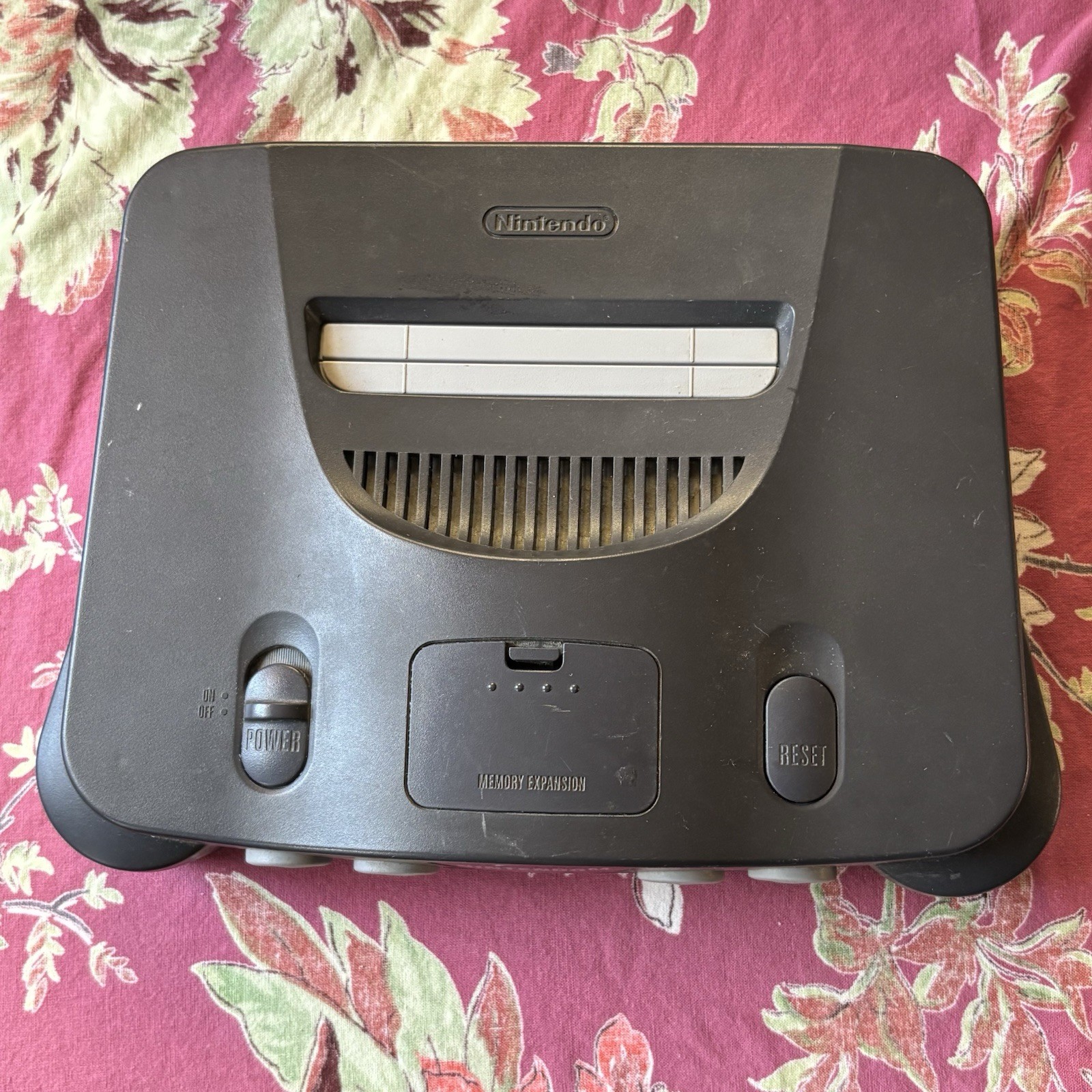 Nintendo 64 N64 Console NUS-001 with Jumper Pak + Power Cord – Tested Works