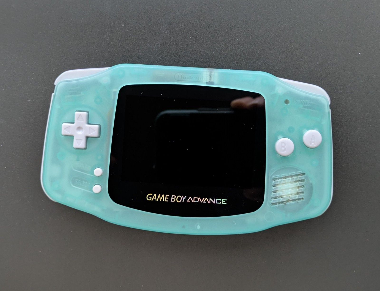 GBA – IPS Laminated 3.0 Console Glacier Blue – USB-C Battery – Glow in the dark