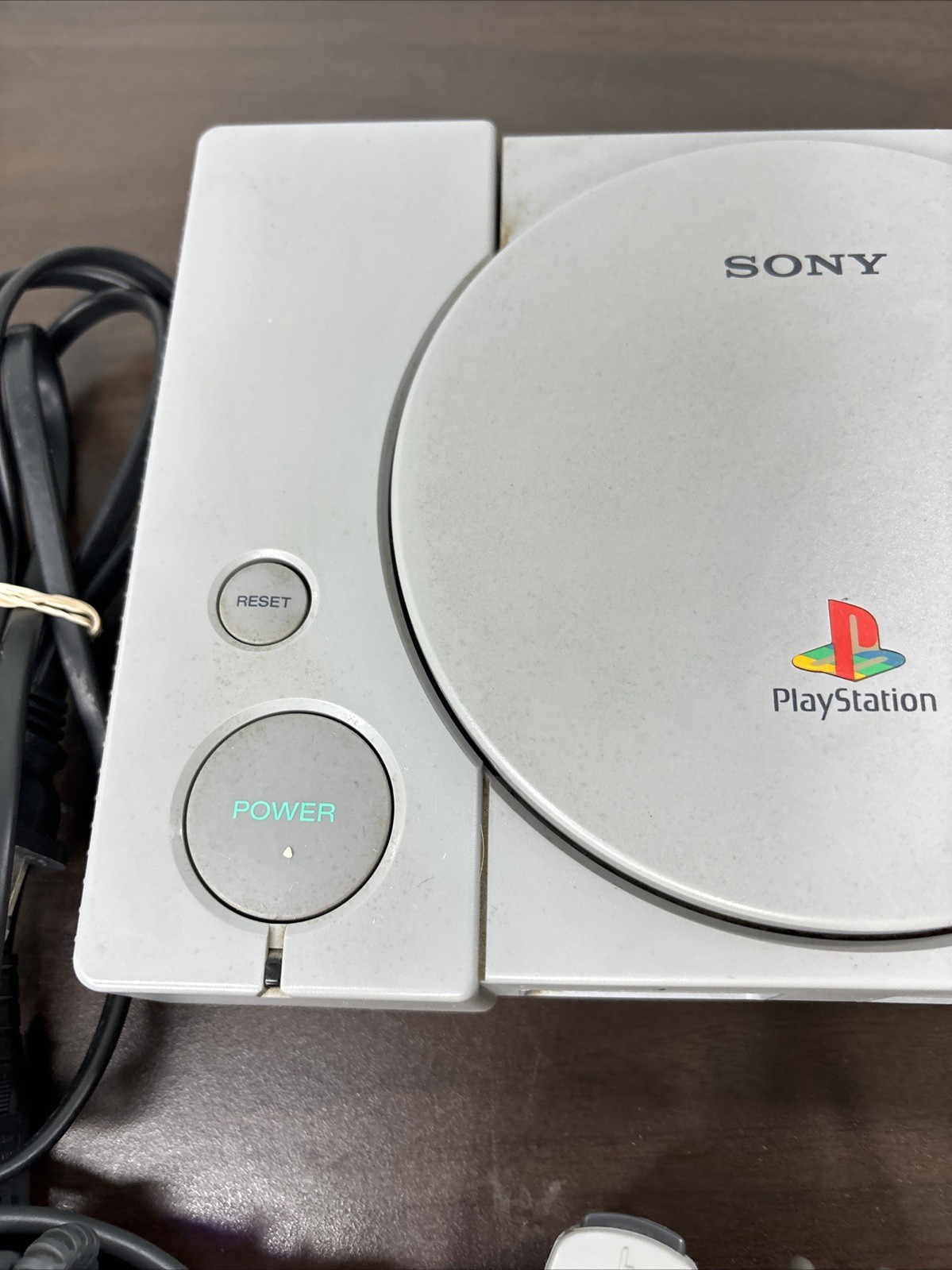 Sony PlayStation SCPH-7001 Gray Console Parts Only Controllers Games Cables
