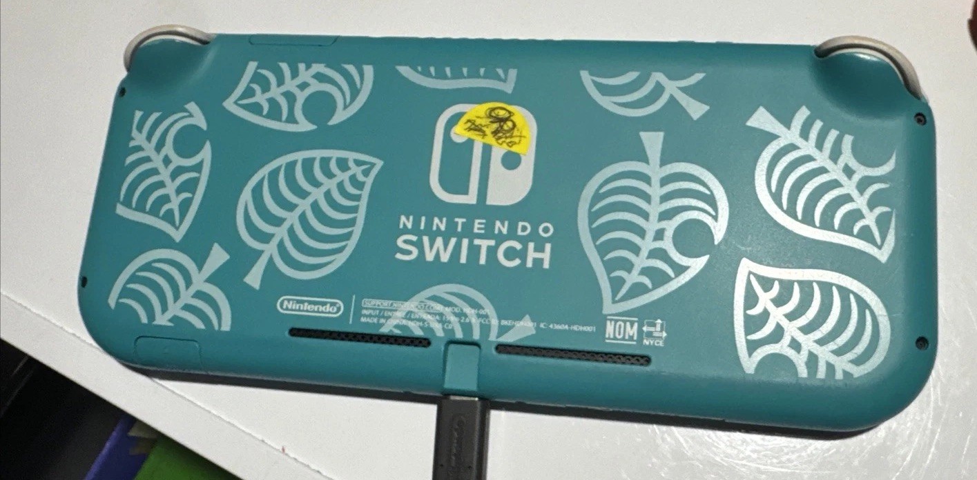 Nintendo Switch Lite Turquoise Parts As Is Blue Screen Anima Crossing Orange Scr