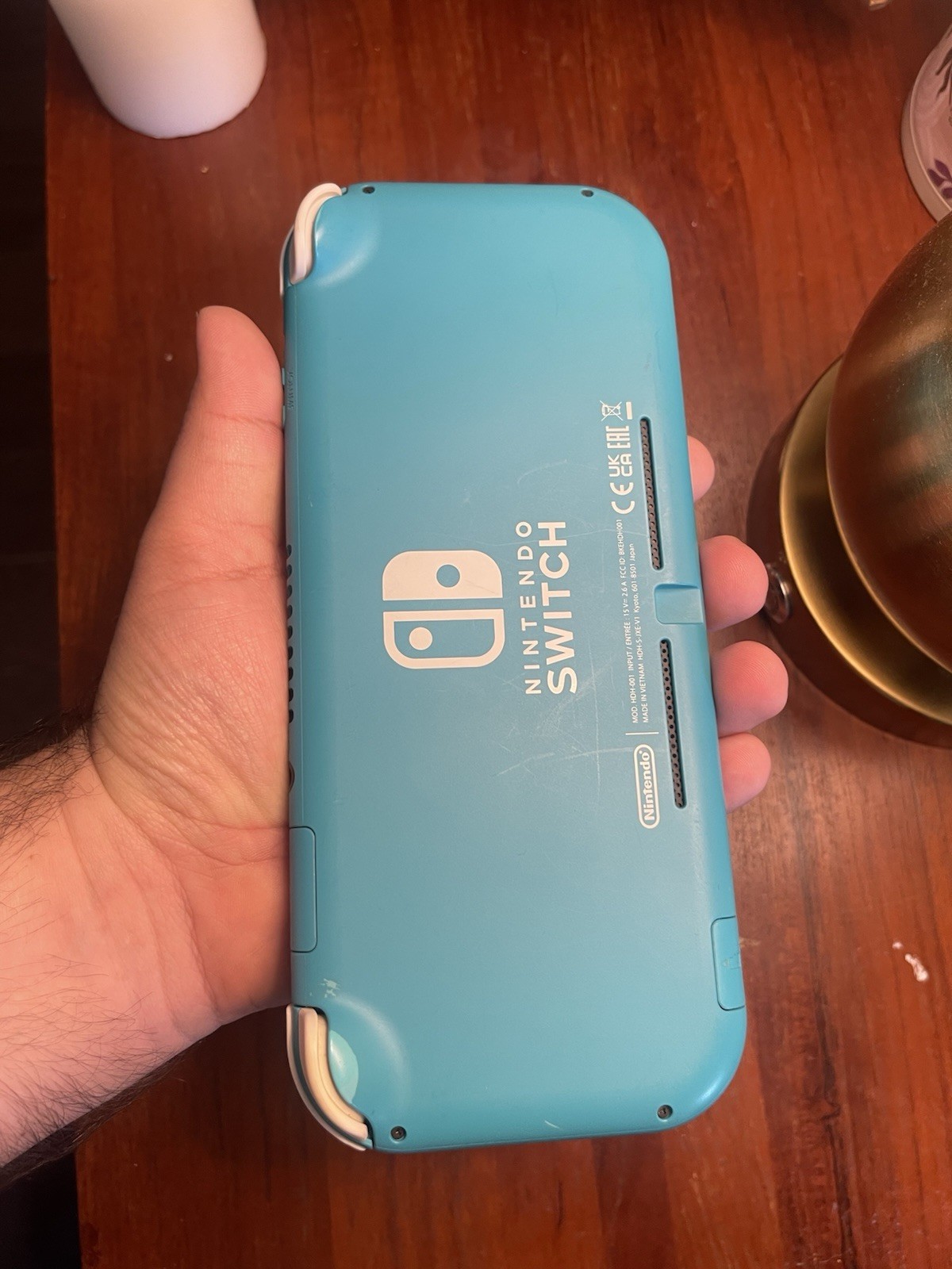 Nintendo Switch Lite Handheld Console Blue/White 32GB 720p USB-C 2019