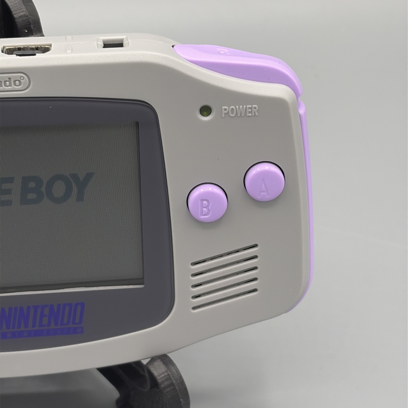 Game Boy Advance GBA SNES Purple Gray Console Custom Edition⭐️ Free Ship🇺🇸