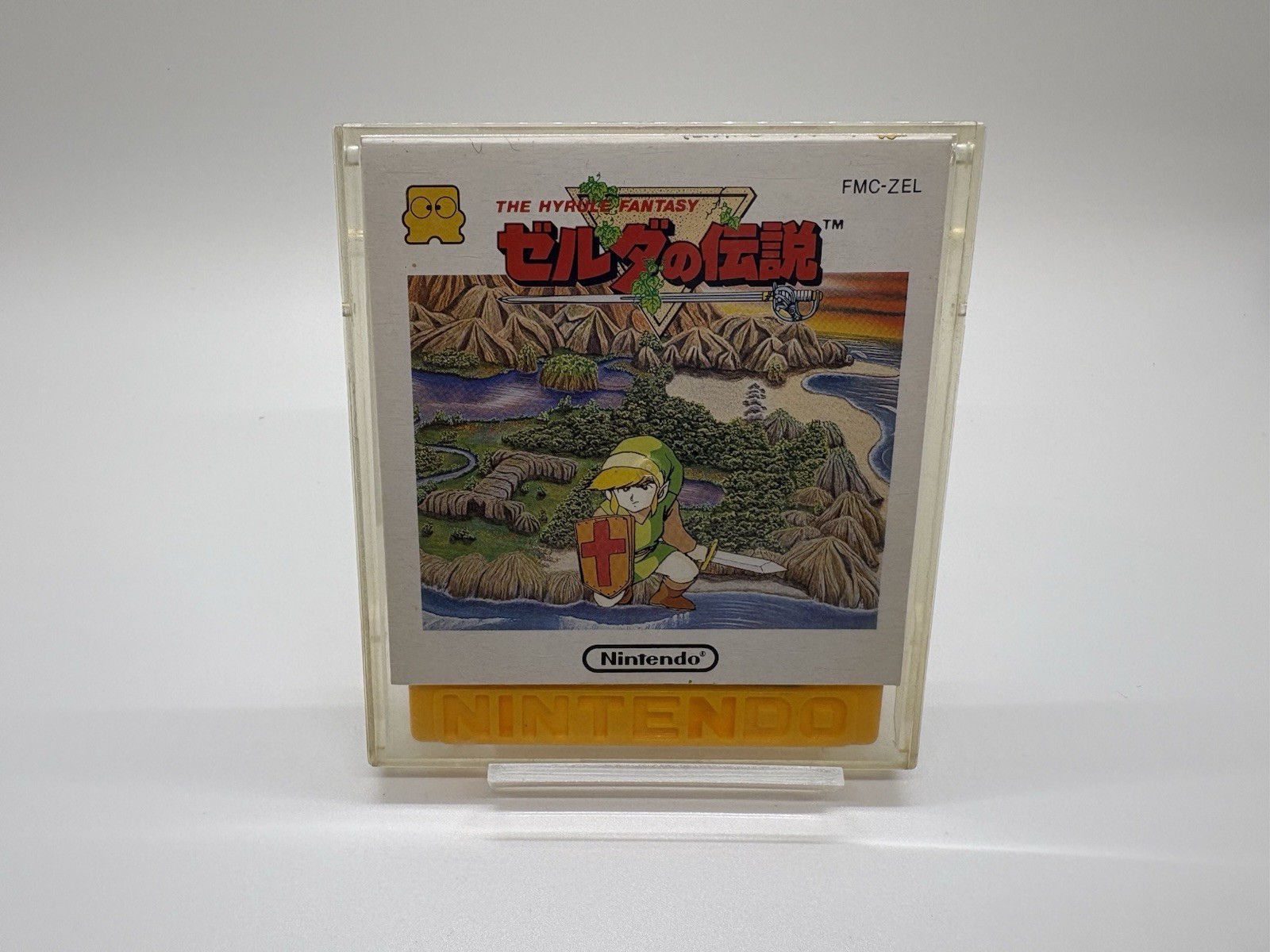 Nintendo Famicom Disk System BUNDLE Zelda Game [TESTED / NEW BELT] w/ Cable