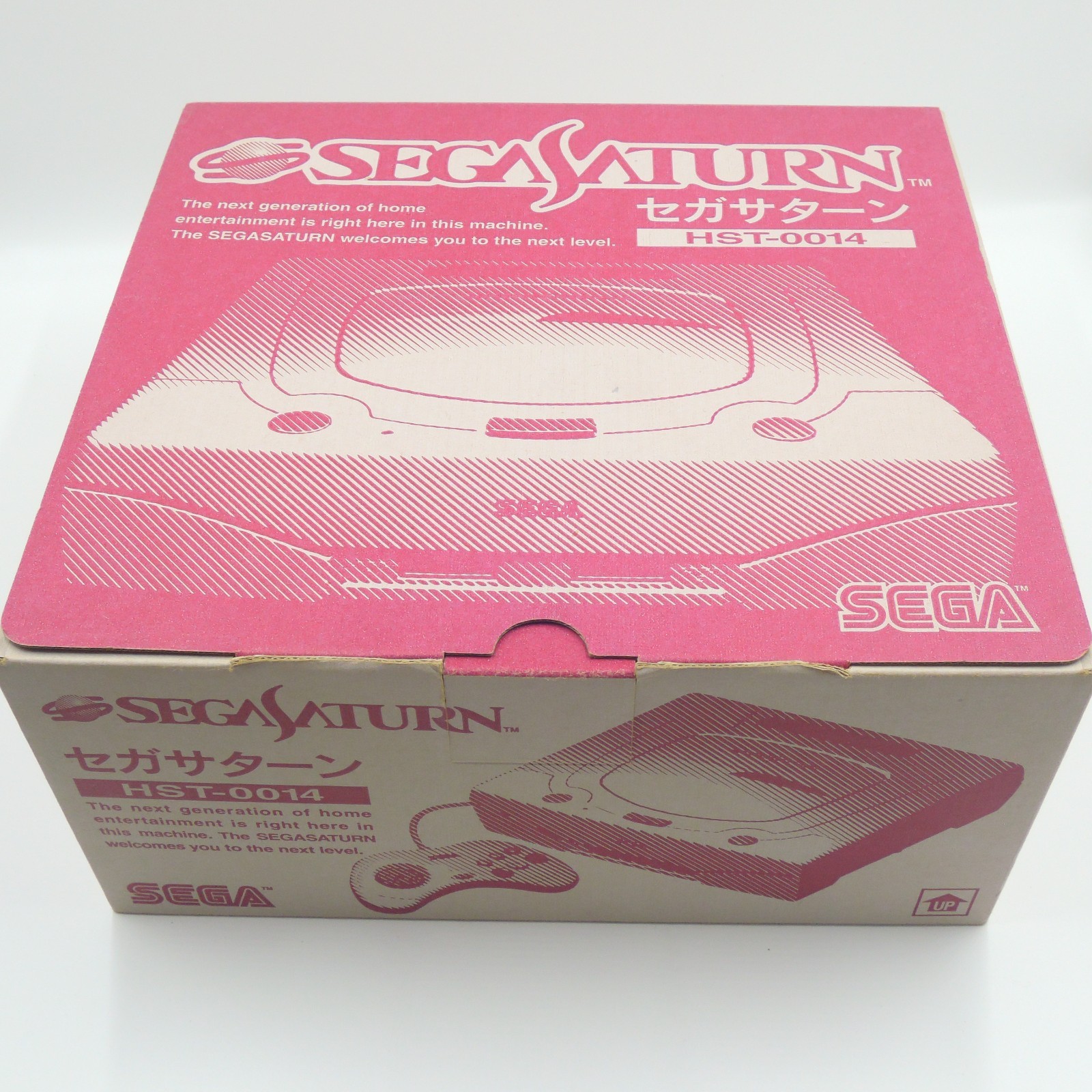 Sega Saturn Console White HST-0014 HST-3220 Japanese 100V Tested