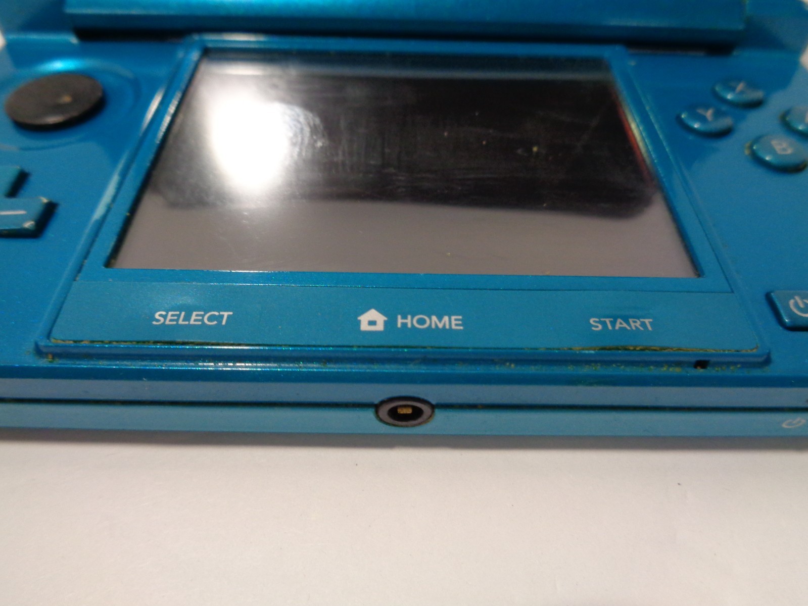 Nintendo 3DS Handheld System Aqua Blue Teal Tested With Stylus
