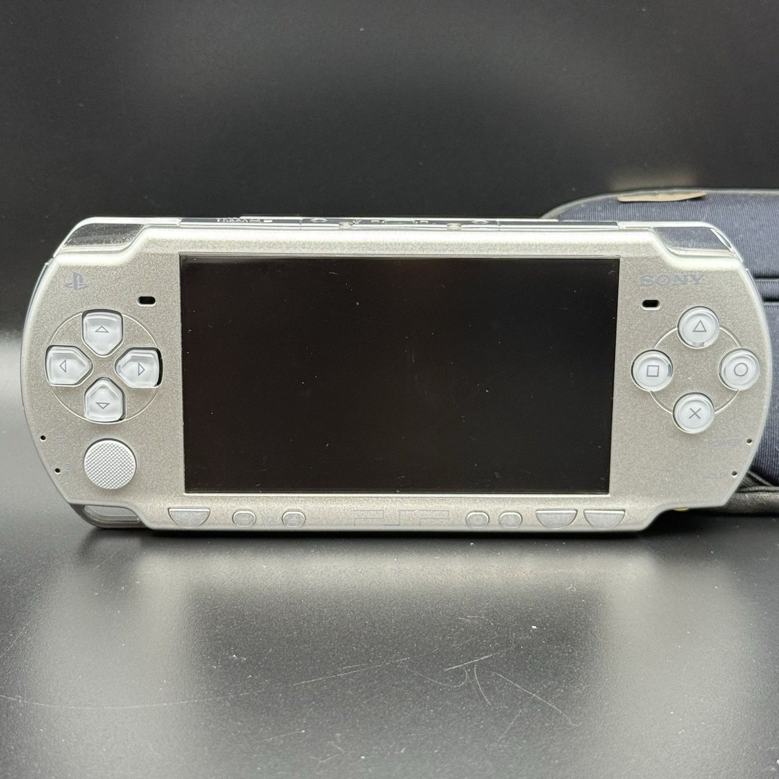 Sony PSP 2001 Handheld Console System Bundle + Charger + Traveling Case + Games