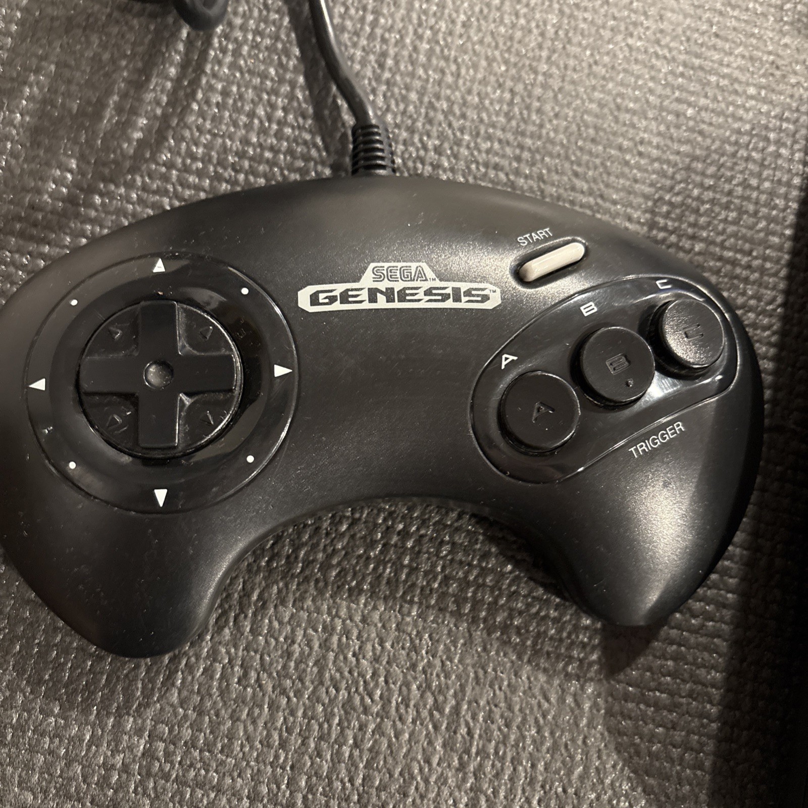 Sega Genesis Model 2 MK-1631 Console 2 Controllers Sonic & NHL Works Great!