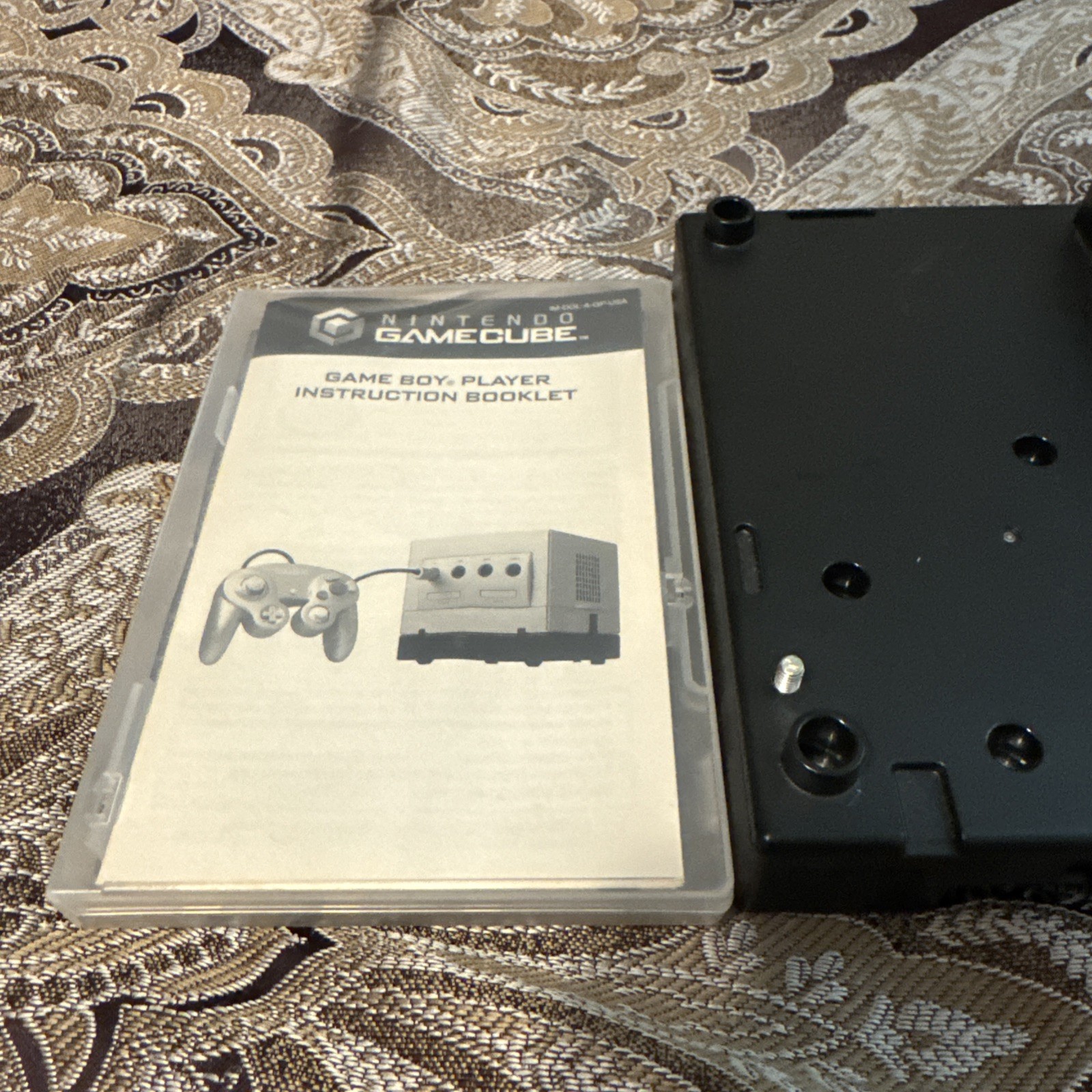 Gamecube Game Boy Player With Startup Disc And Case, Tested And Working
