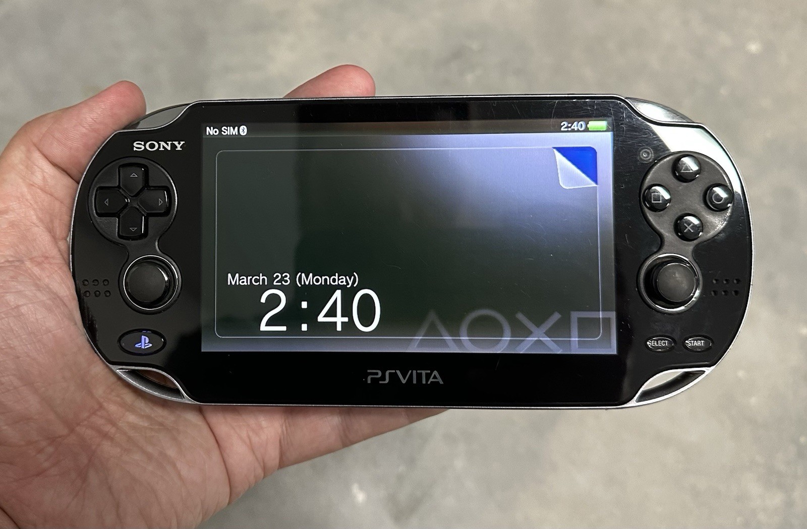 Sony PS Vita PCH-1100 OLED WiFi/3G Console Tested Working + Charger