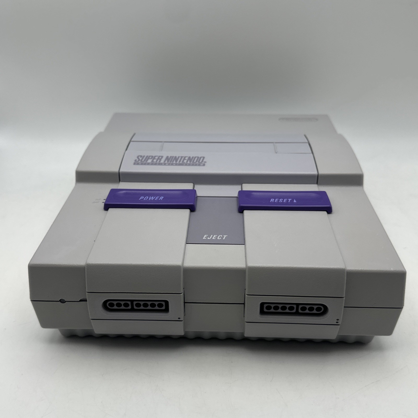 Super Nintendo SNES Console SNS-001 + Manual OEM Cables 2 Controllers & Game