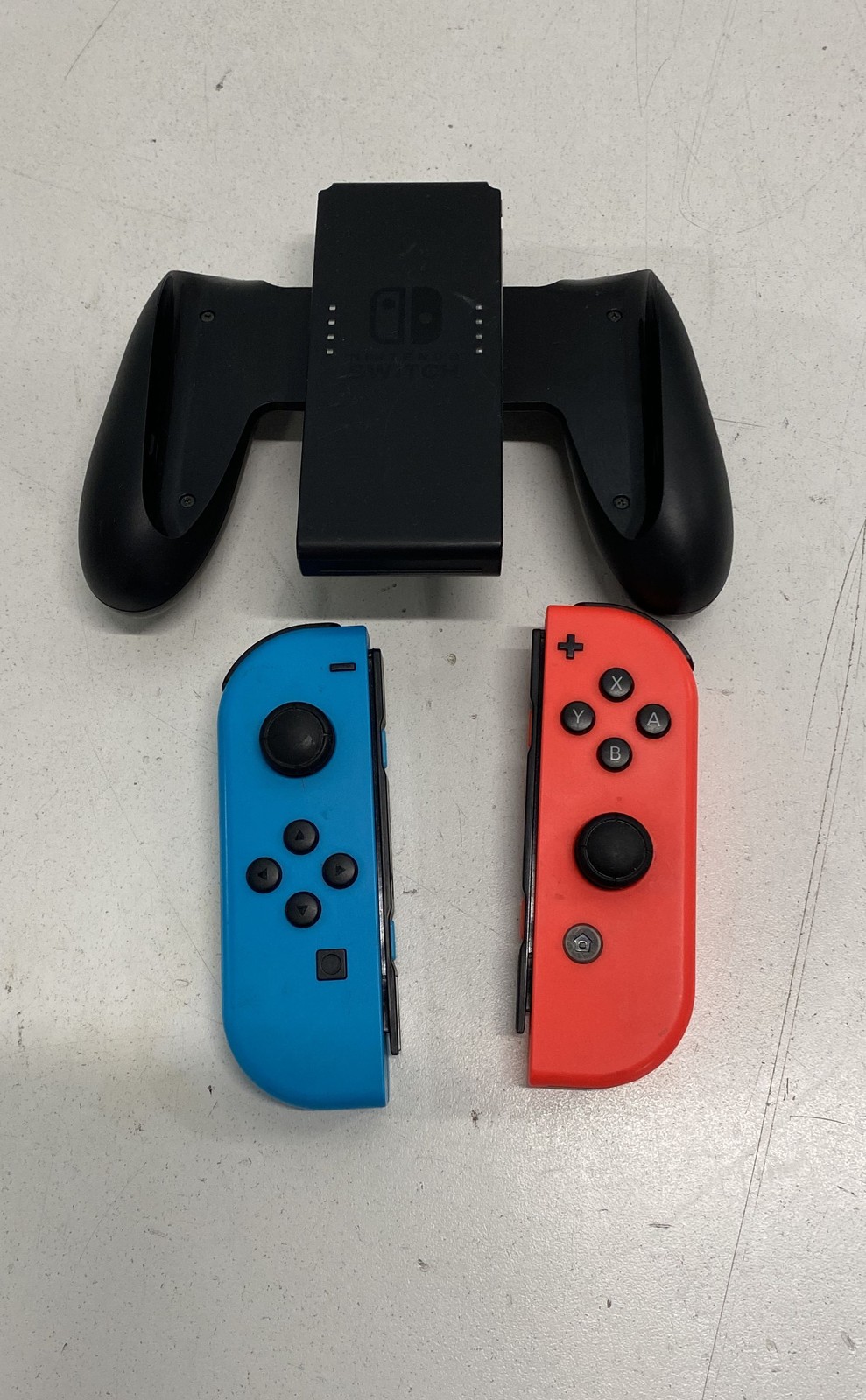 Nintendo Switch Console Neon Blue Red Joy-Con Dock Grip Straps HAC-001