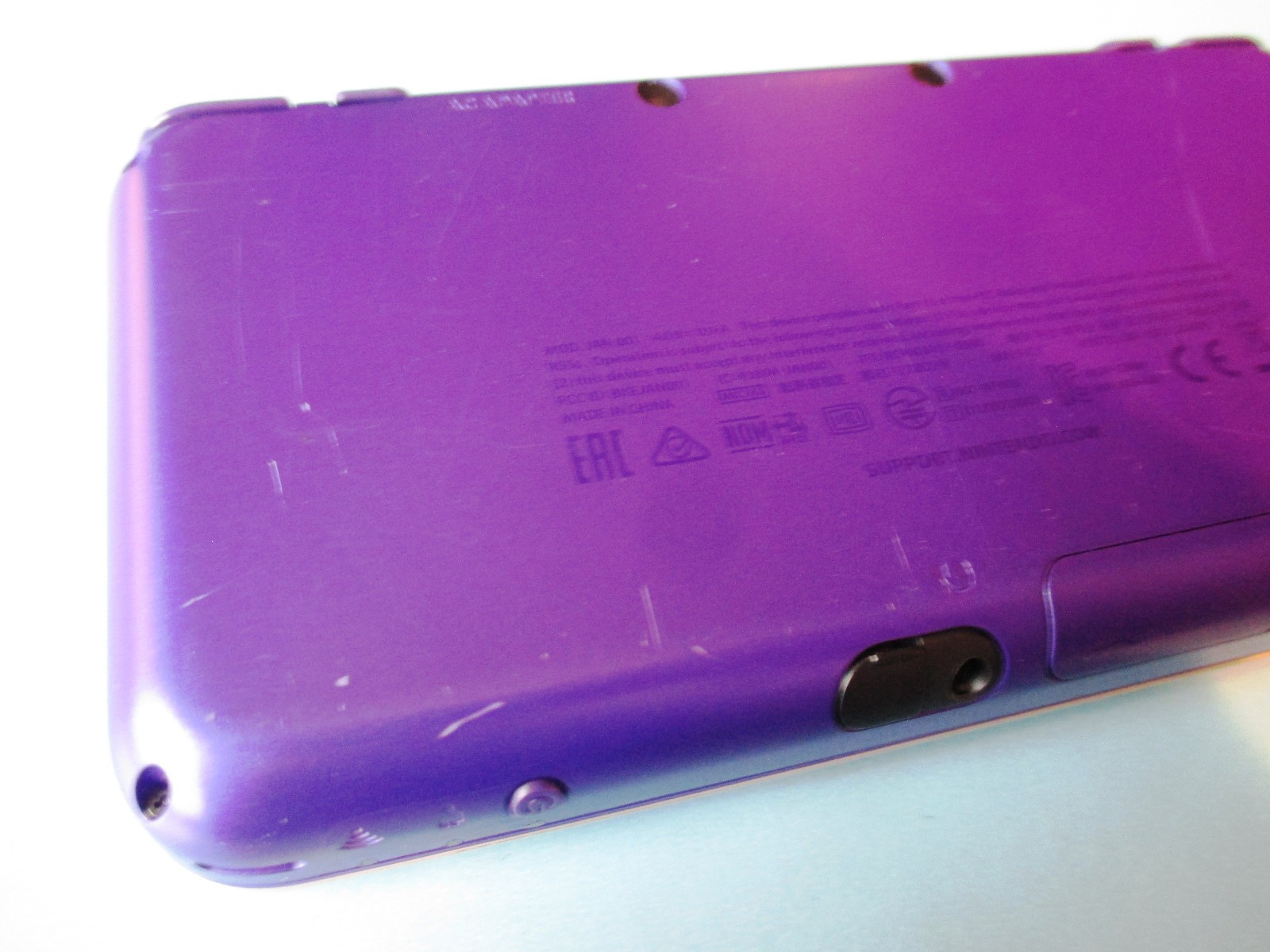 Nintendo 2DS XL Purple & Silver Console System w/Charger FREE Ship!