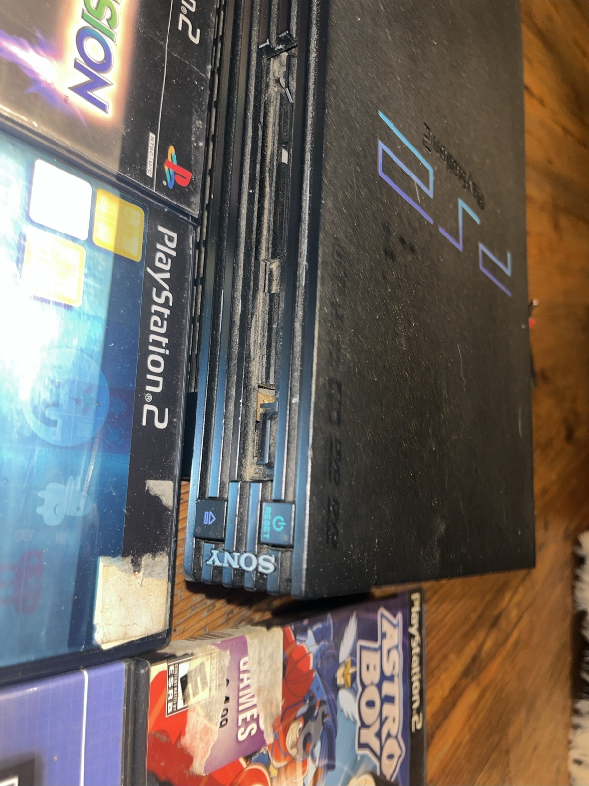 Sony PlayStation 2 PS2 Fat SCPH-35001 Console Bundle 22 Games Tested & Working