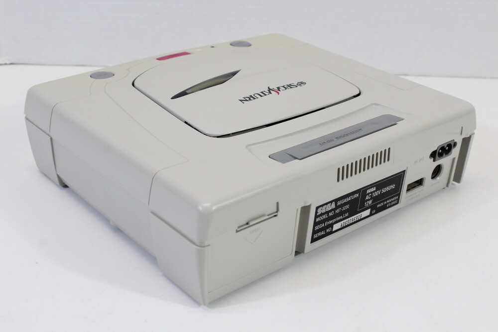 SEGA Saturn White Console Controller AC AV Boxed HST-3220 SS Matching Serial # 2