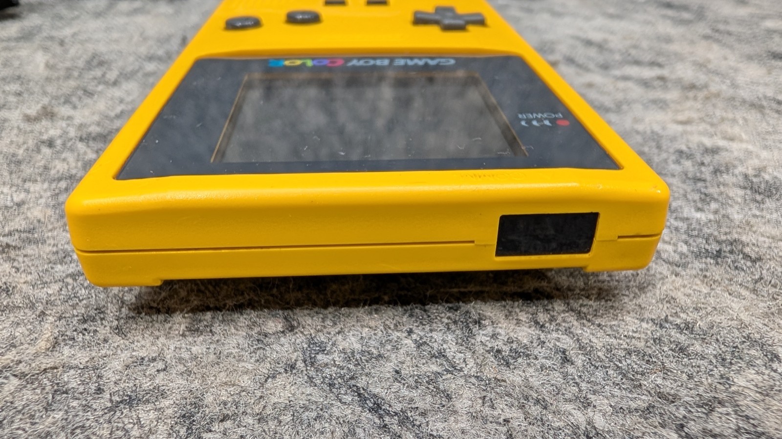 Nintendo Game Boy Color Handheld Console CGB-001 GBC Dandelion Yellow Bundle
