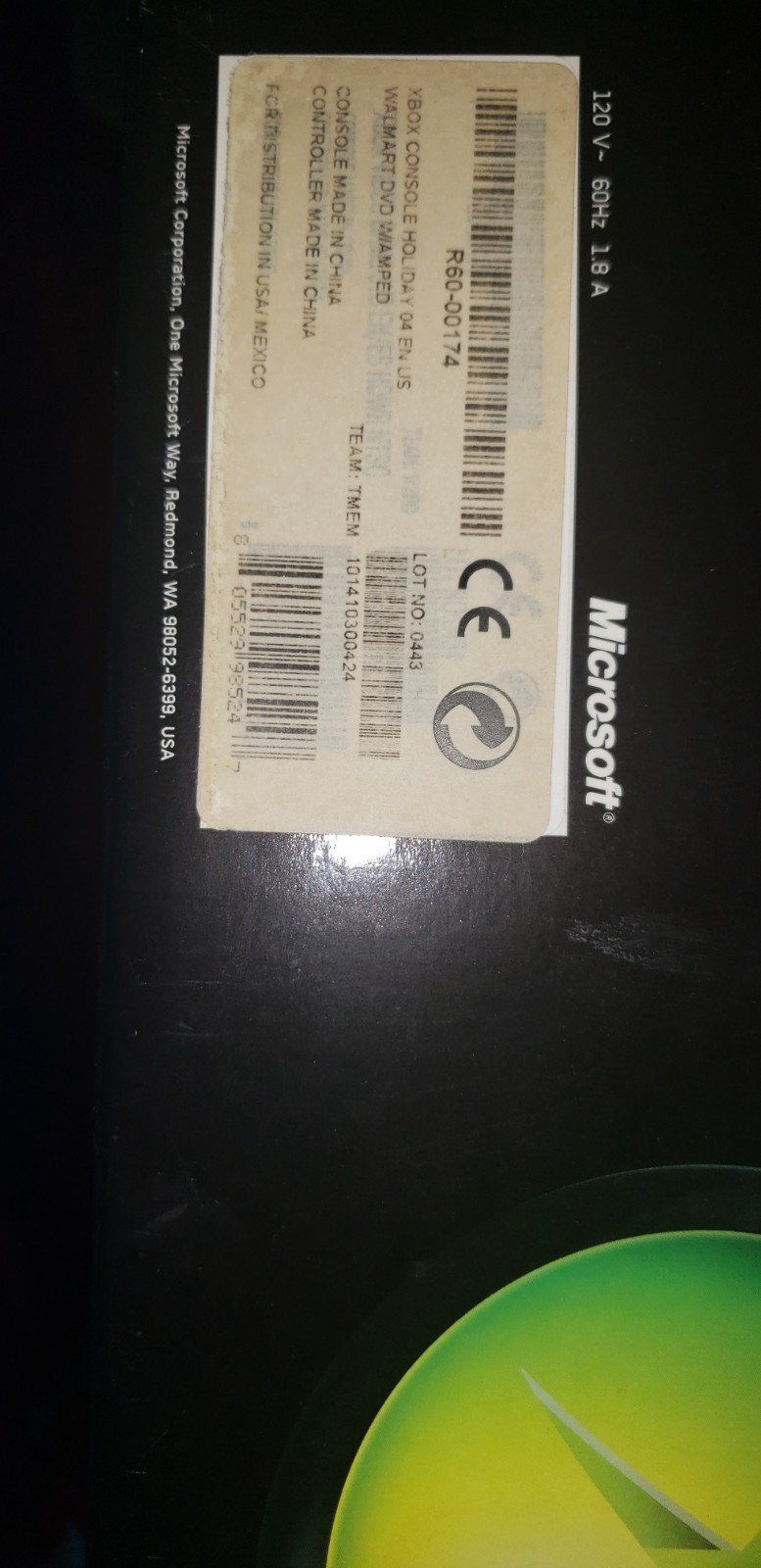 Ultra Rare SEALED New original xbox with 3 games inside the box.