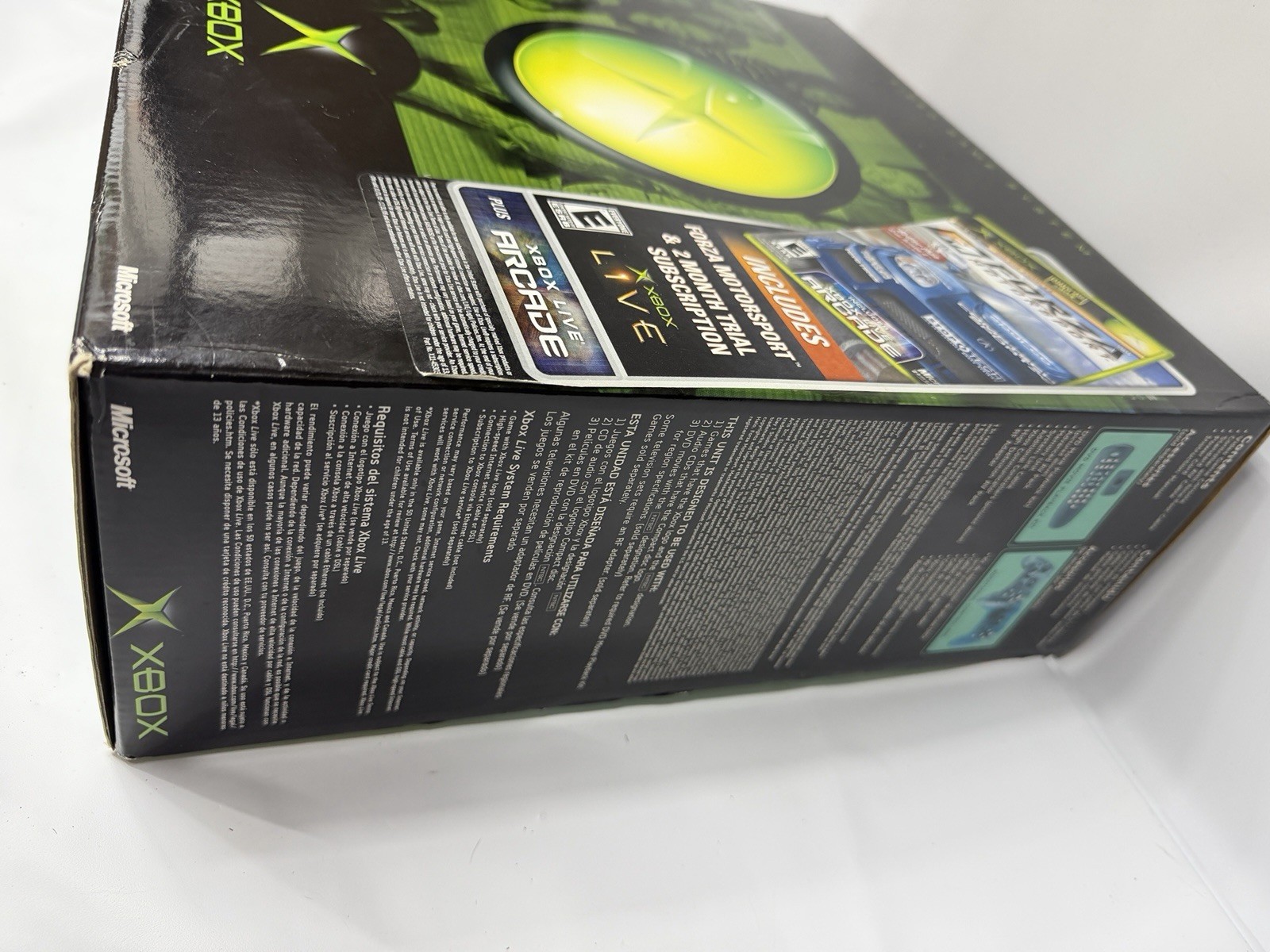 CIB Complete Microsoft Xbox Console! Tested. Forza, Cables, Controller, Manuals