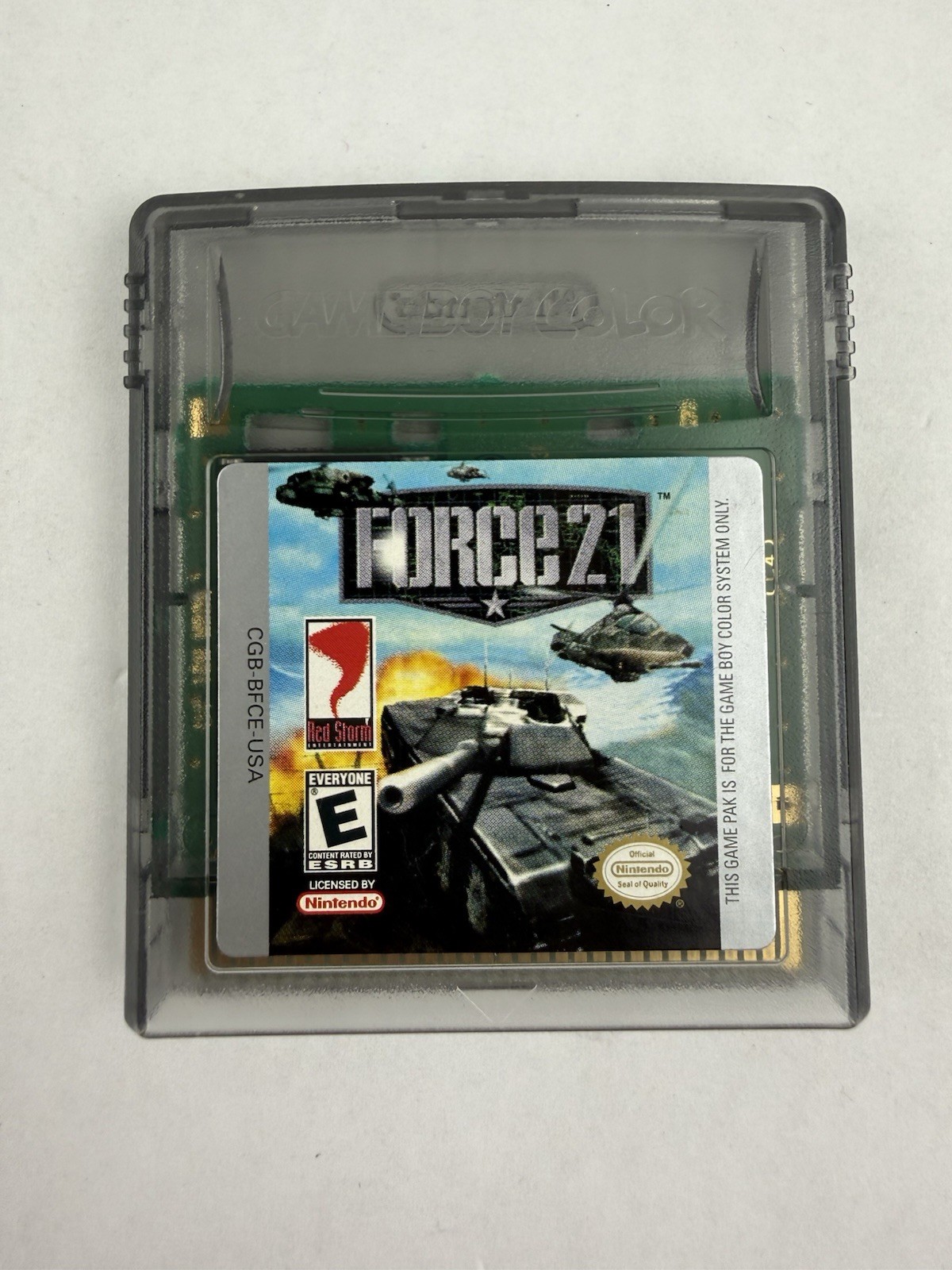 Nintendo Game Boy Advance Clear Glacier Tested AGB-001 W/ 2 Games No Batt. Cover