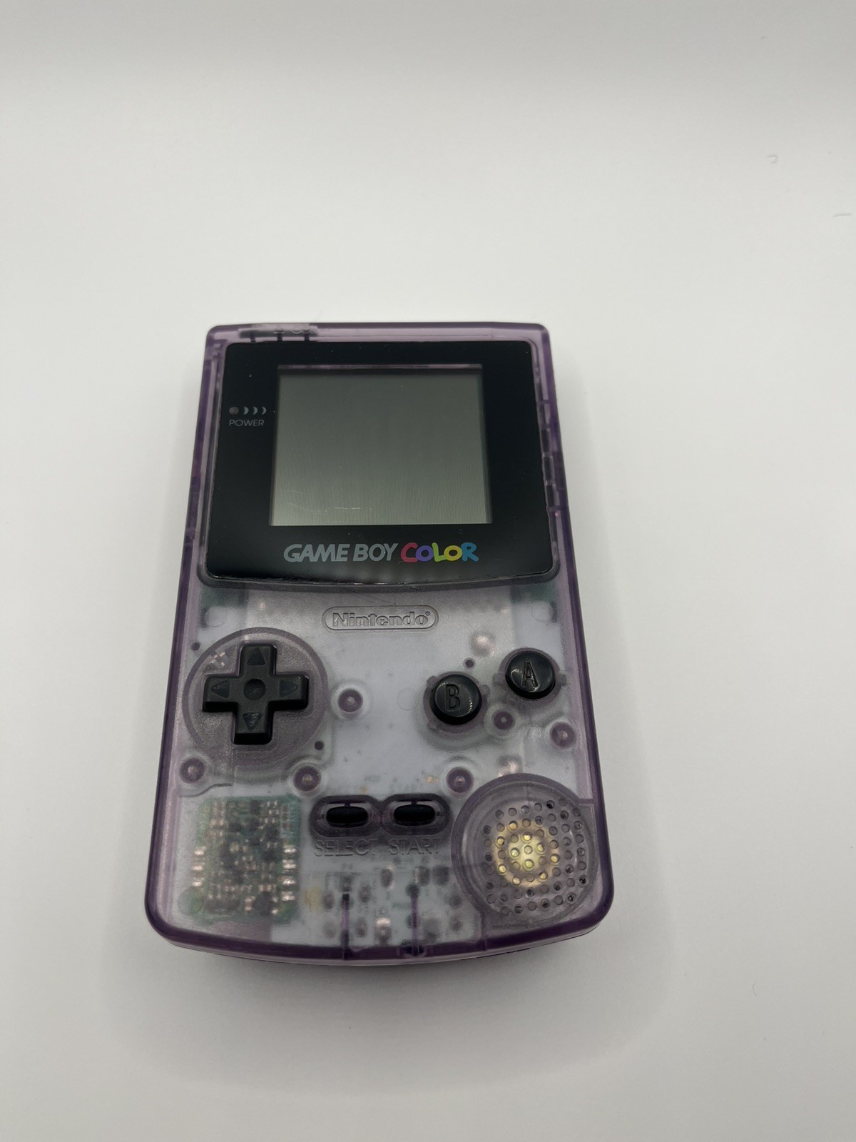 Nintendo Game Boy Color Handheld System Atomic Purple Working