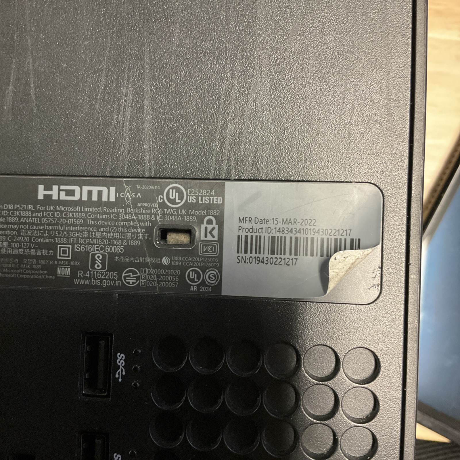 Microsoft Xbox Series X 1TB Console Gaming System Carbon Black 1882