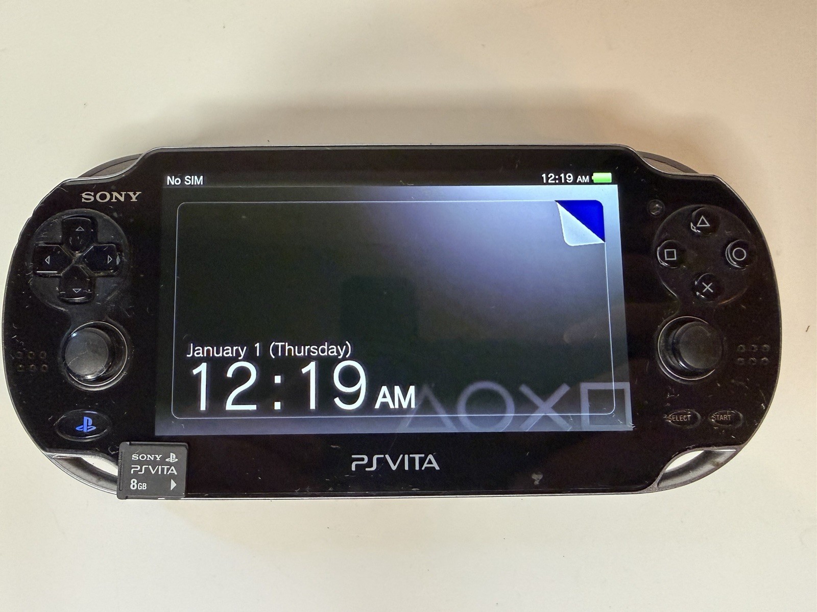 Sony PlayStation Vita PS Vita – Handheld Console – Black – PCH-1101 / Tested 8gb