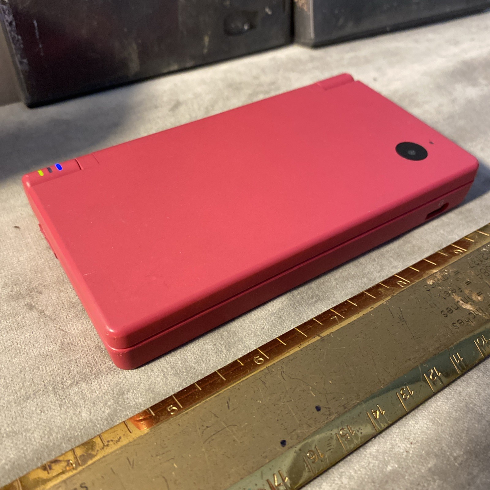 Nintendo DSI Matte Hot Pink System + Charger + 3 Games