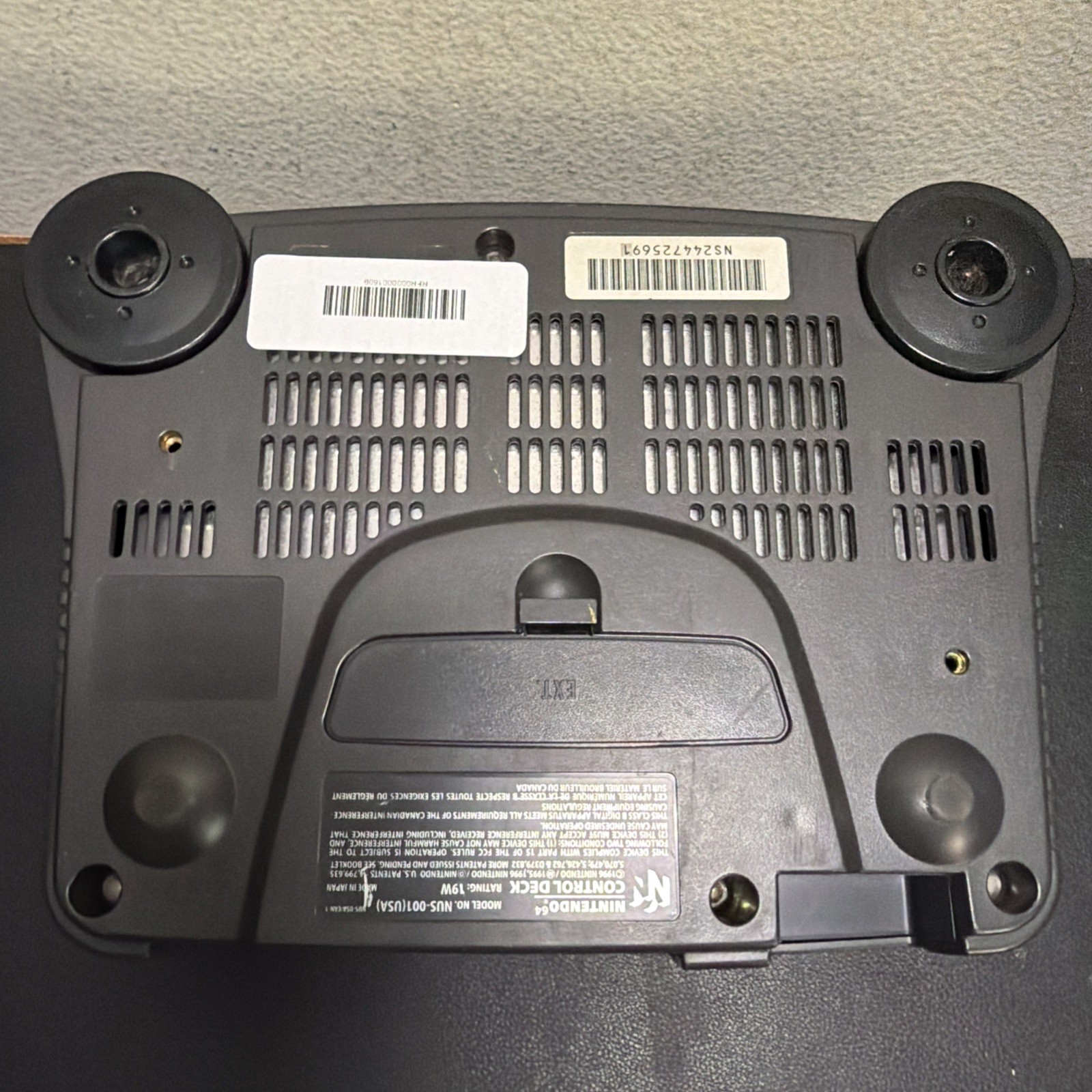 Nintendo 64 N64 Console Gaming System Only NUS-001 Black Console Only No Jumper